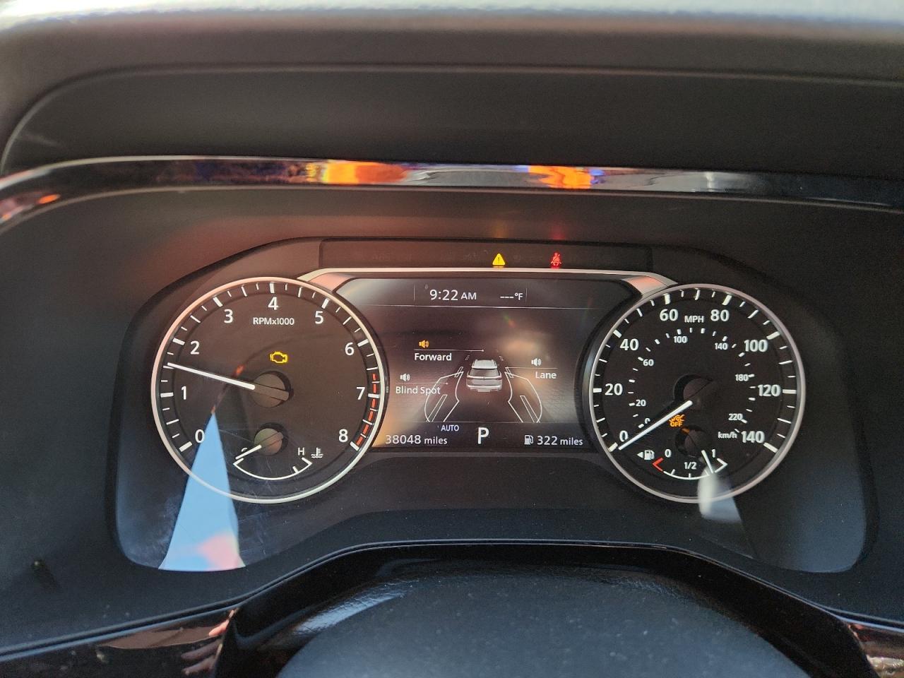 2025 Nissan Pathfinder Sv Black vin: 5N1DR3BC6SC238769 Damage: Warning Light - Engine, On, Unacceptable