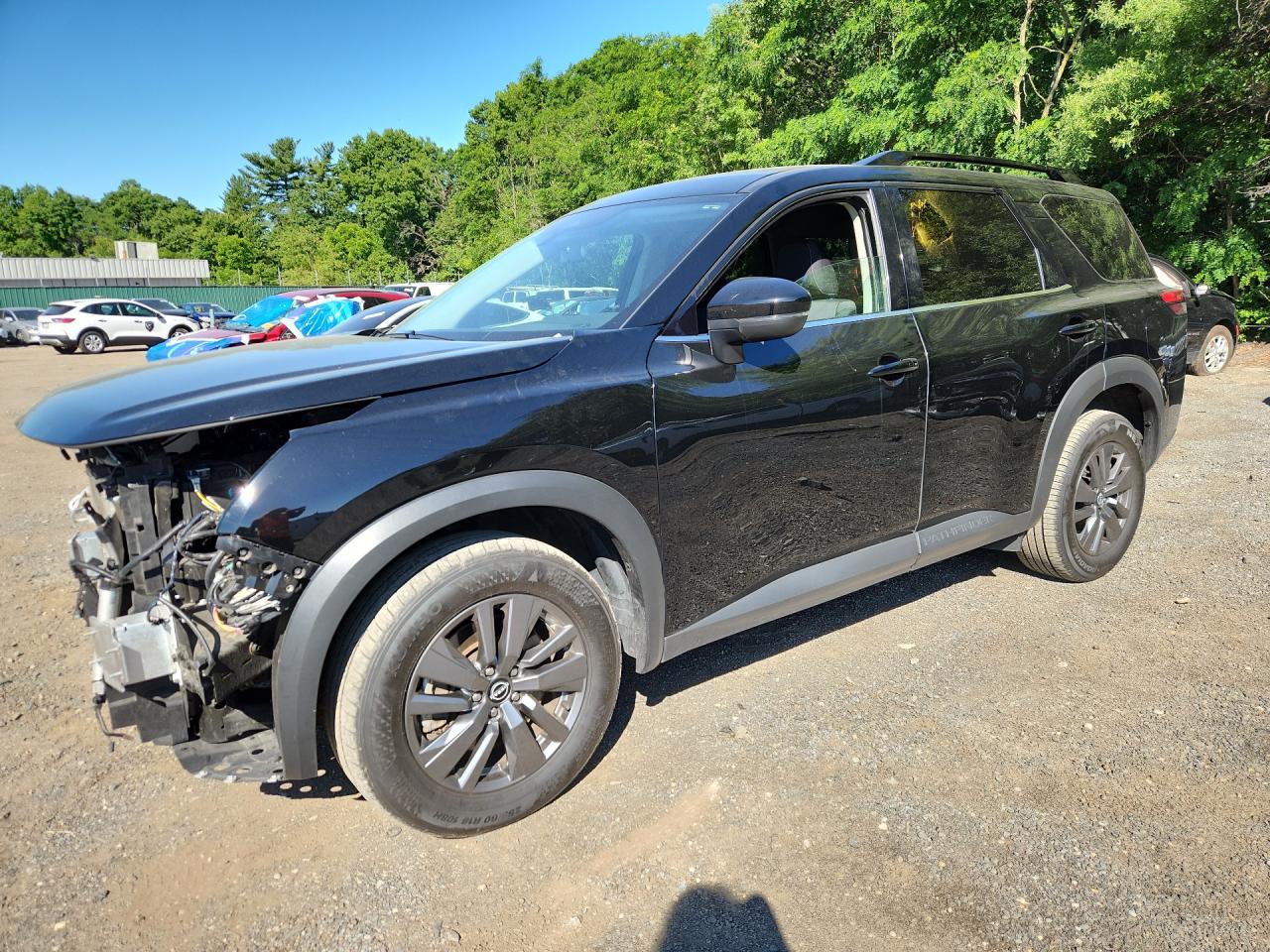 2025 Nissan Pathfinder Sv Black vin: 5N1DR3BC6SC238769 Damage: Left Head Lamp, Broken, Replacement Required