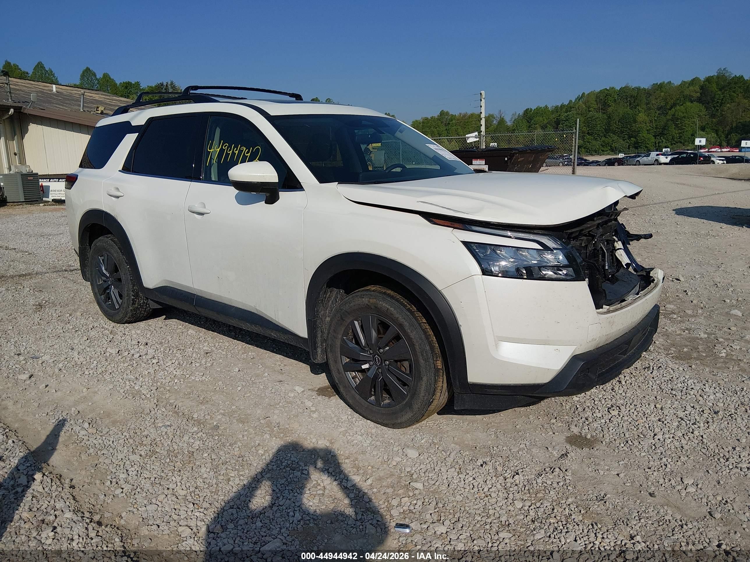 2024 Nissan Pathfinder Sv 4wd White vin: 5N1DR3BD7RC302840