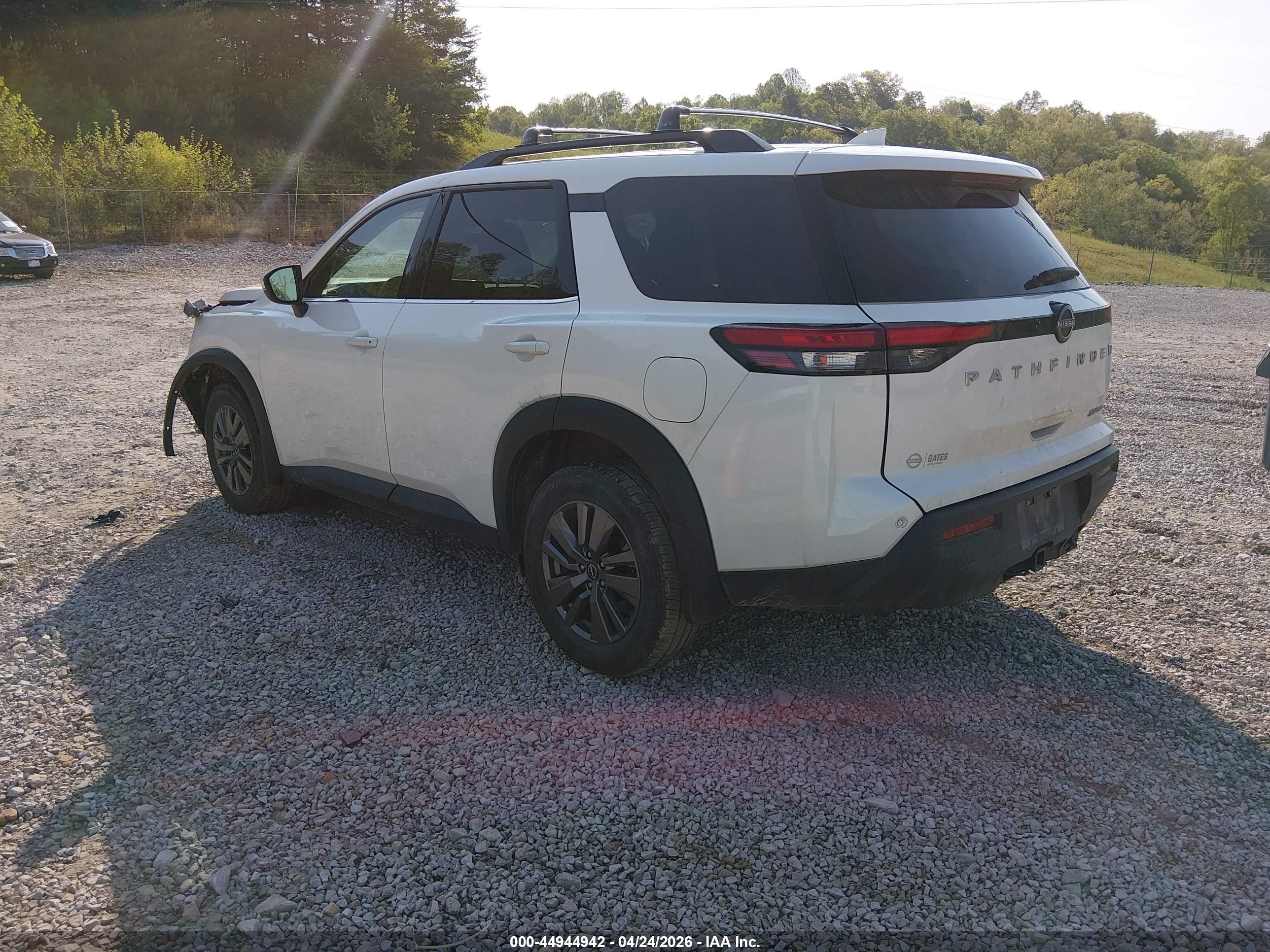 2024 Nissan Pathfinder Sv 4wd White vin: 5N1DR3BD7RC302840