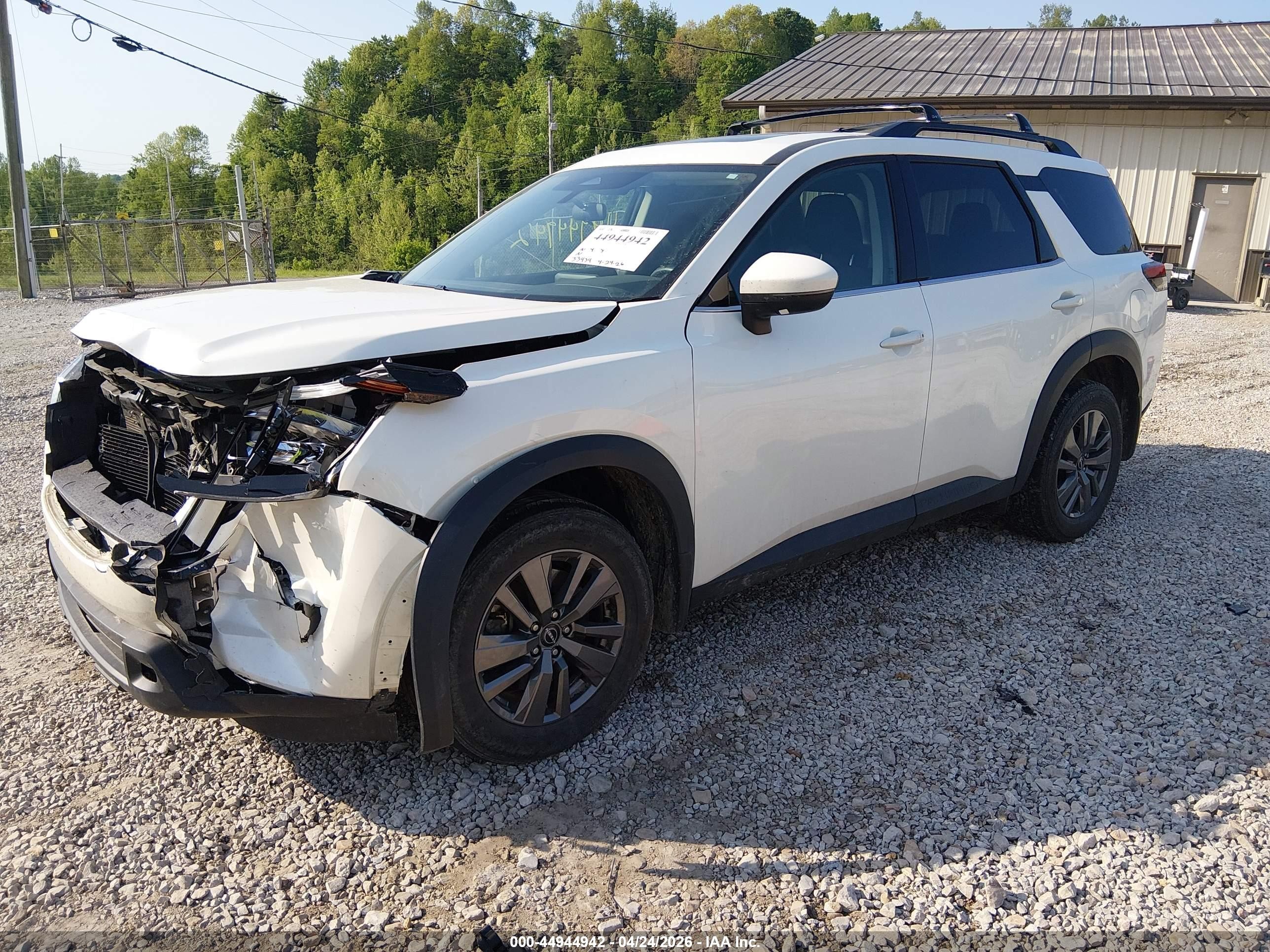 2024 Nissan Pathfinder Sv 4wd White vin: 5N1DR3BD7RC302840