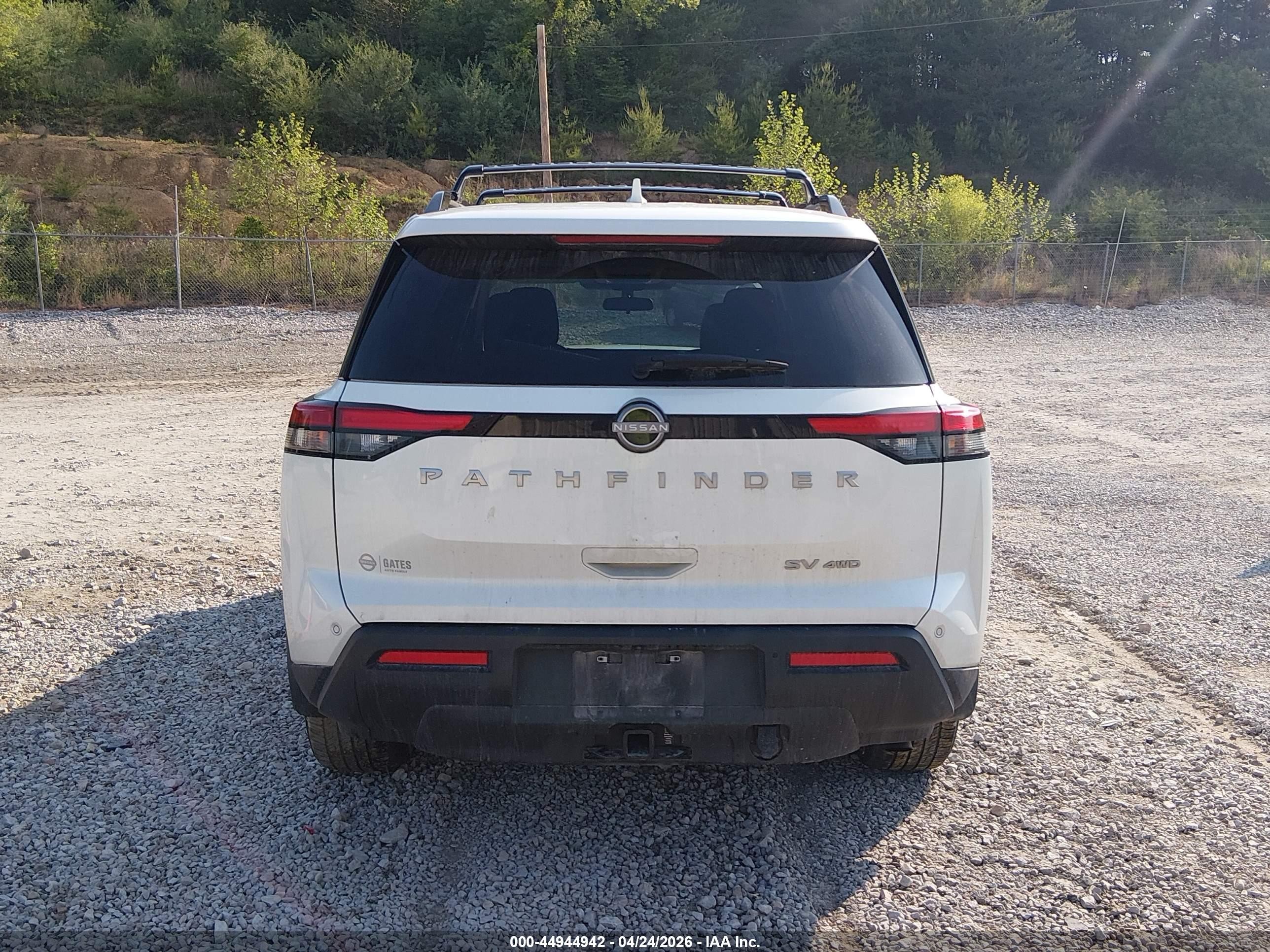 2024 Nissan Pathfinder Sv 4wd White vin: 5N1DR3BD7RC302840