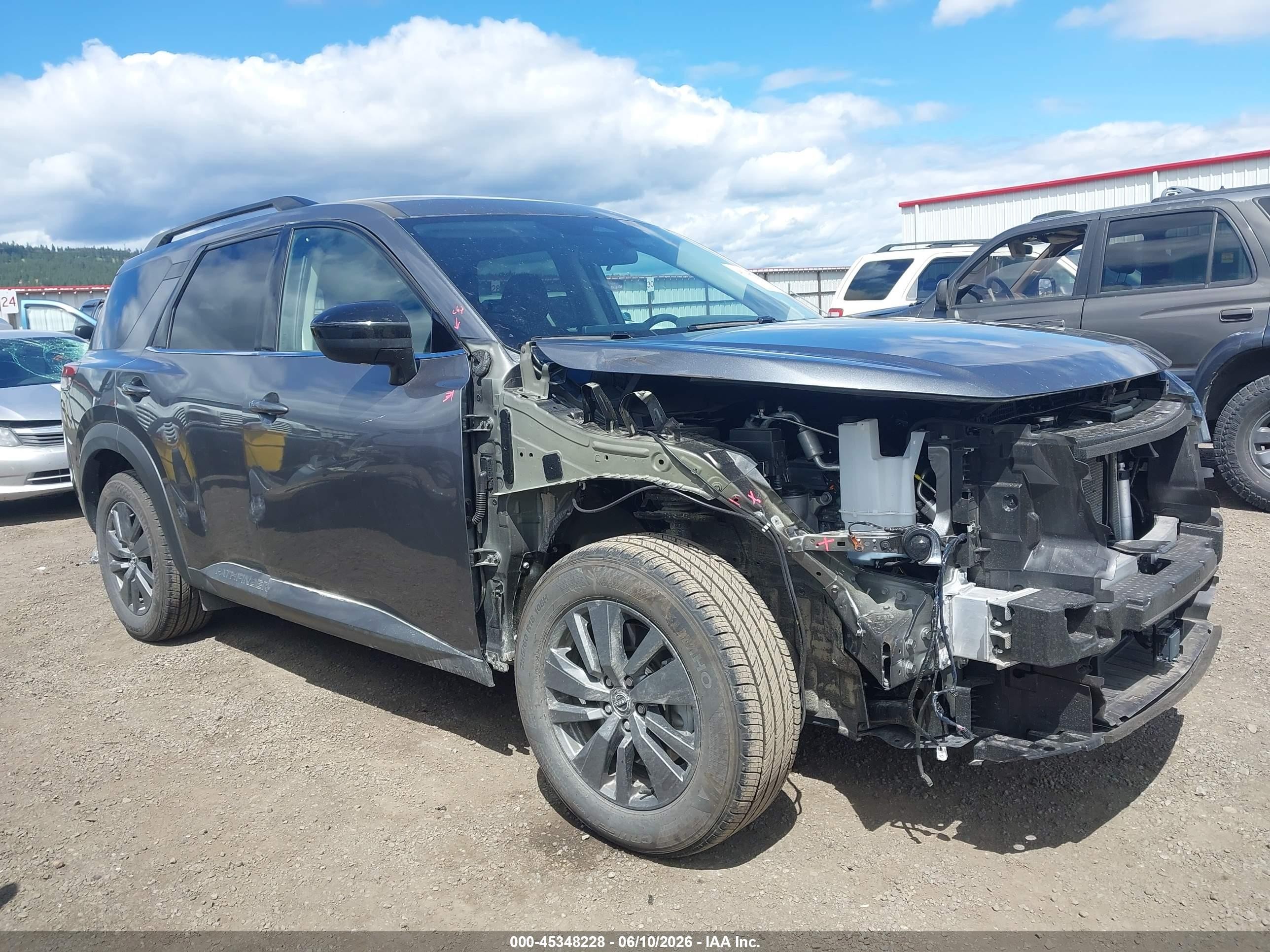 2026 Nissan Pathfinder Sv Серый vin: 5N1DR3BS8TC219407