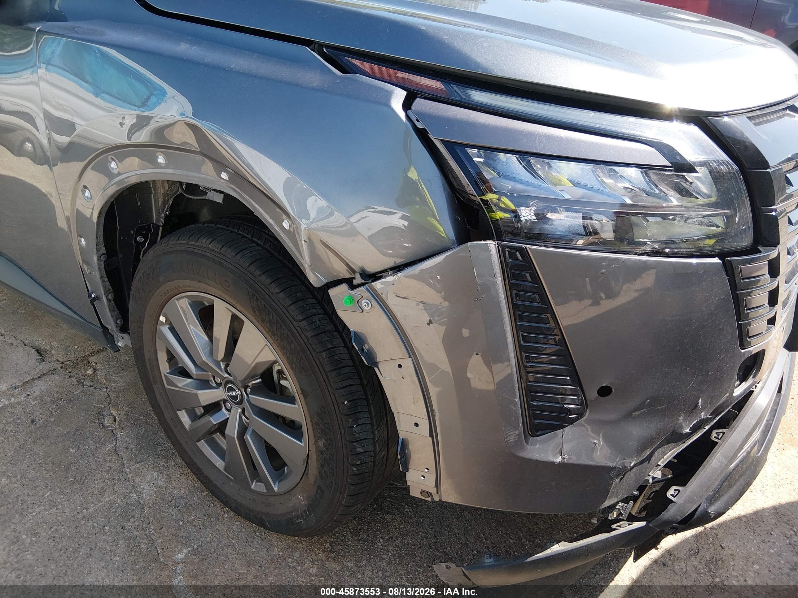 2026 Nissan Pathfinder Sv Gray vin: 5N1DR3BSXTC222454