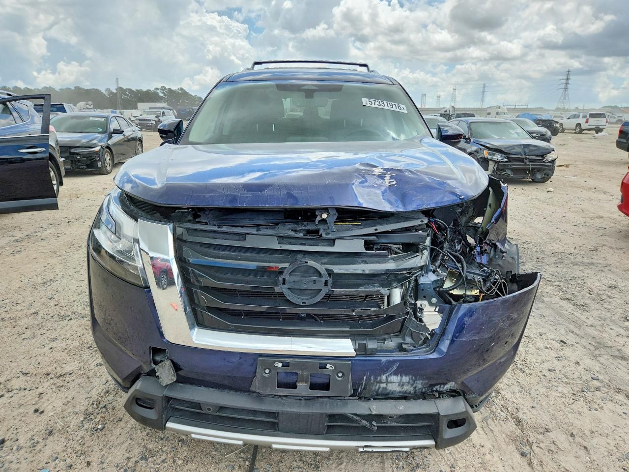 2023 Nissan Pathfinder Sl Blue vin: 5N1DR3CA0PC211121