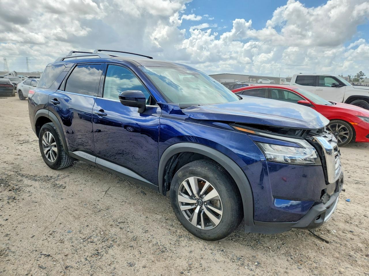 2023 Nissan Pathfinder Sl Blue vin: 5N1DR3CA0PC211121