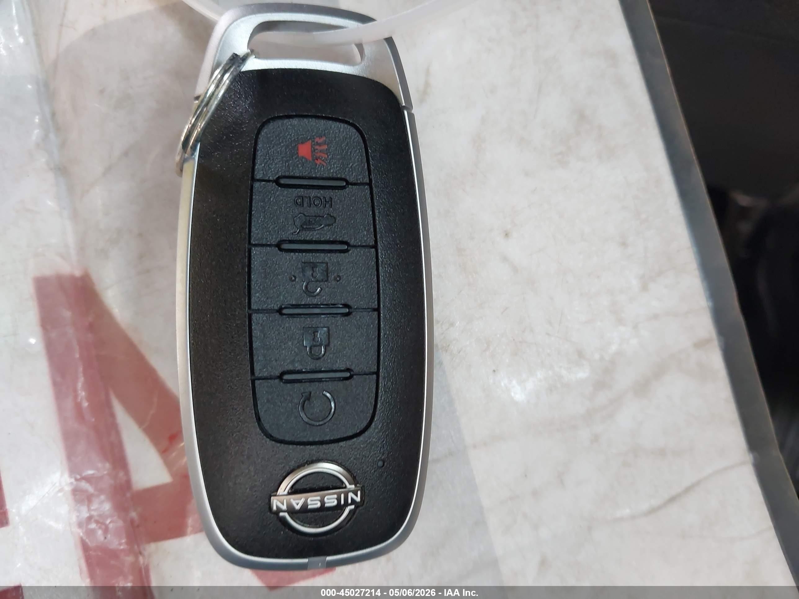 2025 Nissan Pathfinder Sl Fwd Черный vin: 5N1DR3CA6SC312236
