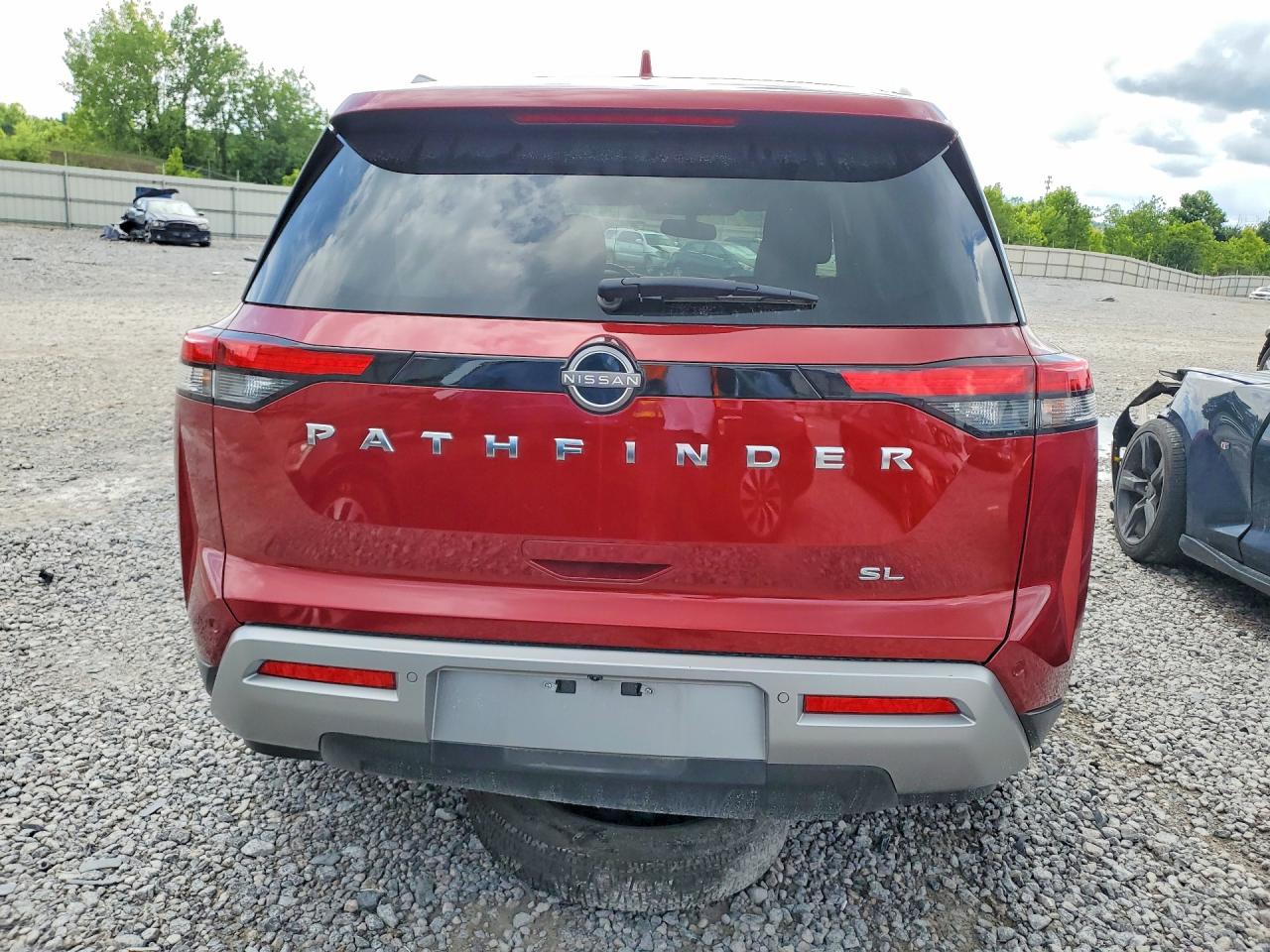 2022 Nissan Pathfinder Sl Red vin: 5N1DR3CB8NC272724