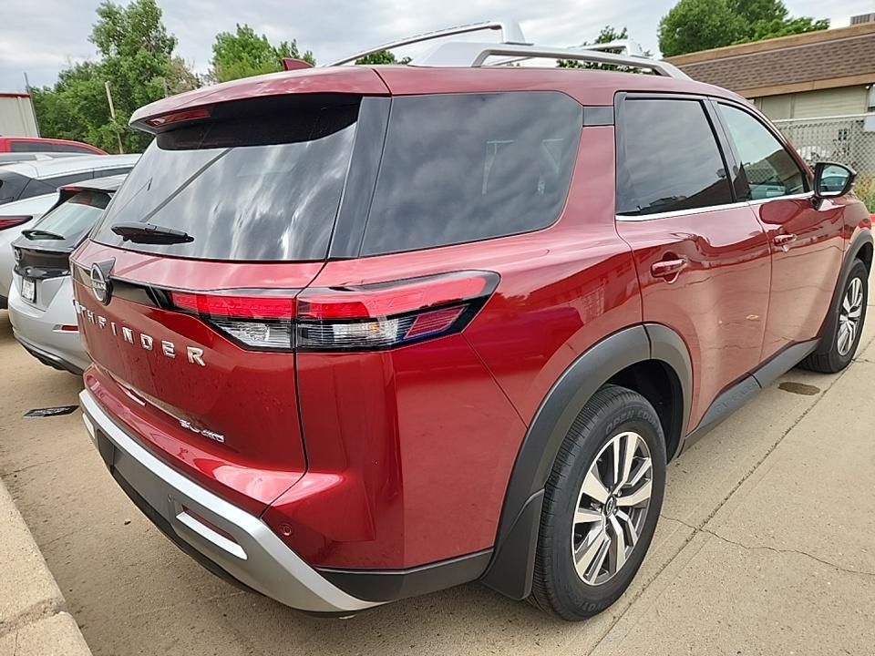 2023 Nissan Pathfinder Sl Red vin: 5N1DR3CC1PC221352