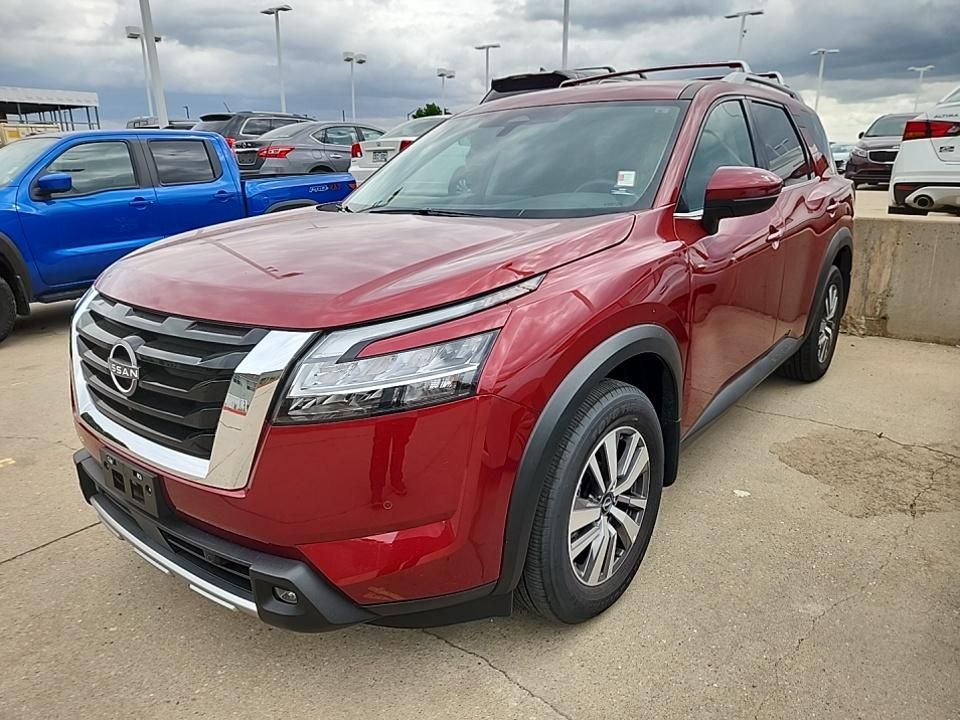 2023 Nissan Pathfinder Sl Red vin: 5N1DR3CC1PC221352