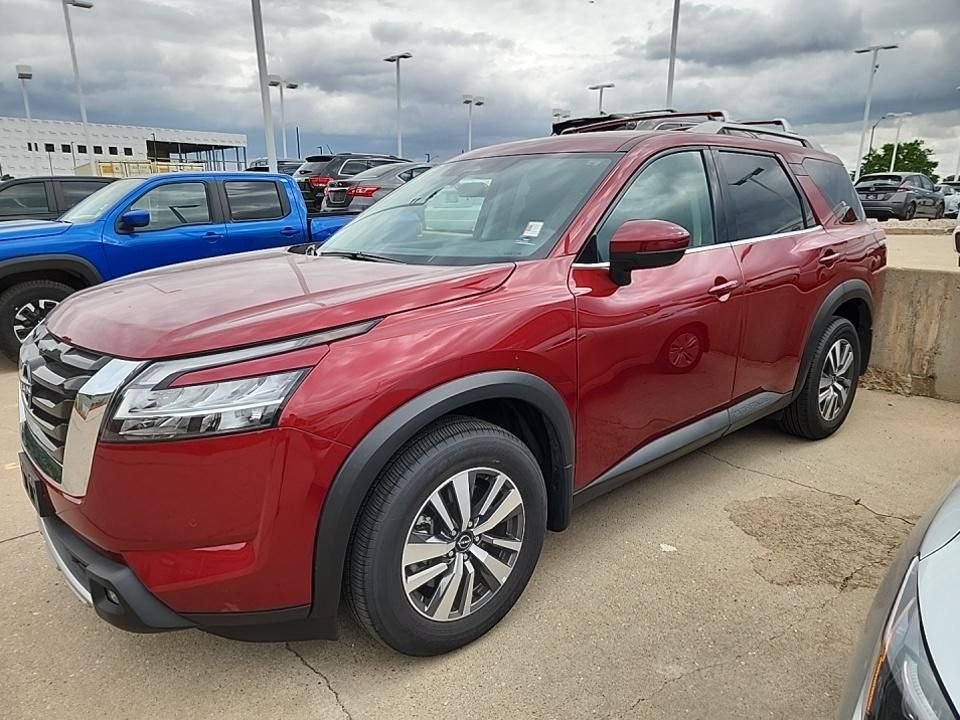 2023 Nissan Pathfinder Sl Red vin: 5N1DR3CC1PC221352
