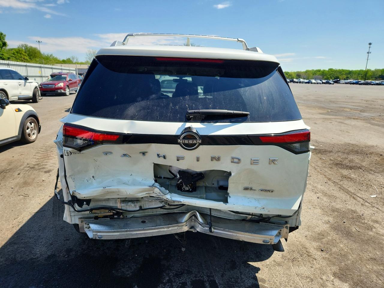 2024 Nissan Pathfinder Sl White vin: 5N1DR3CC4RC224846