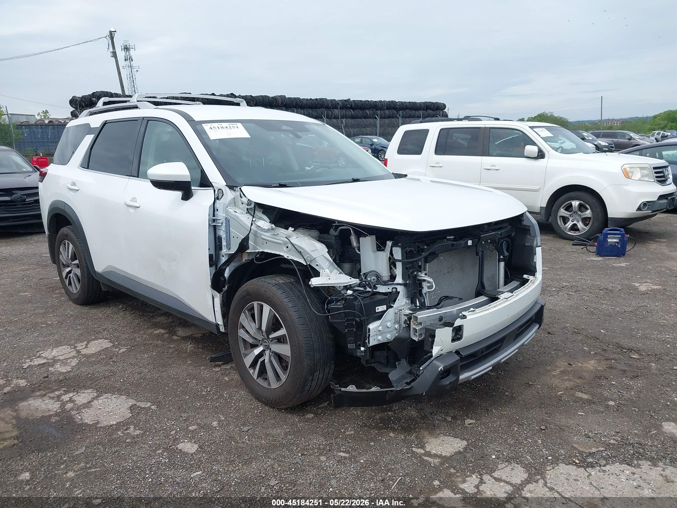 2025 Nissan Pathfinder Sl 4wd White vin: 5N1DR3CC5SC221525