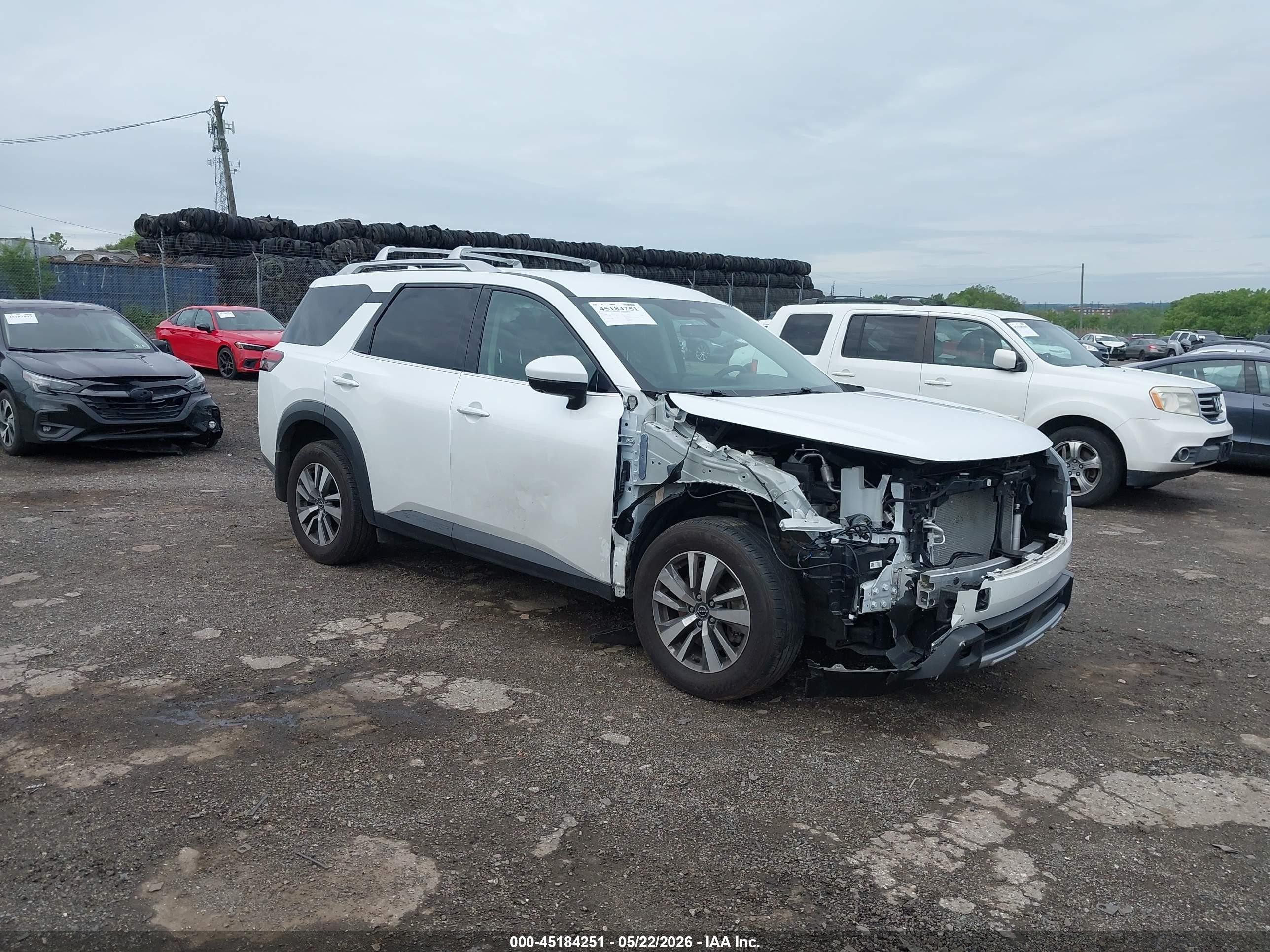 2025 Nissan Pathfinder Sl 4wd Белый vin: 5N1DR3CC5SC221525