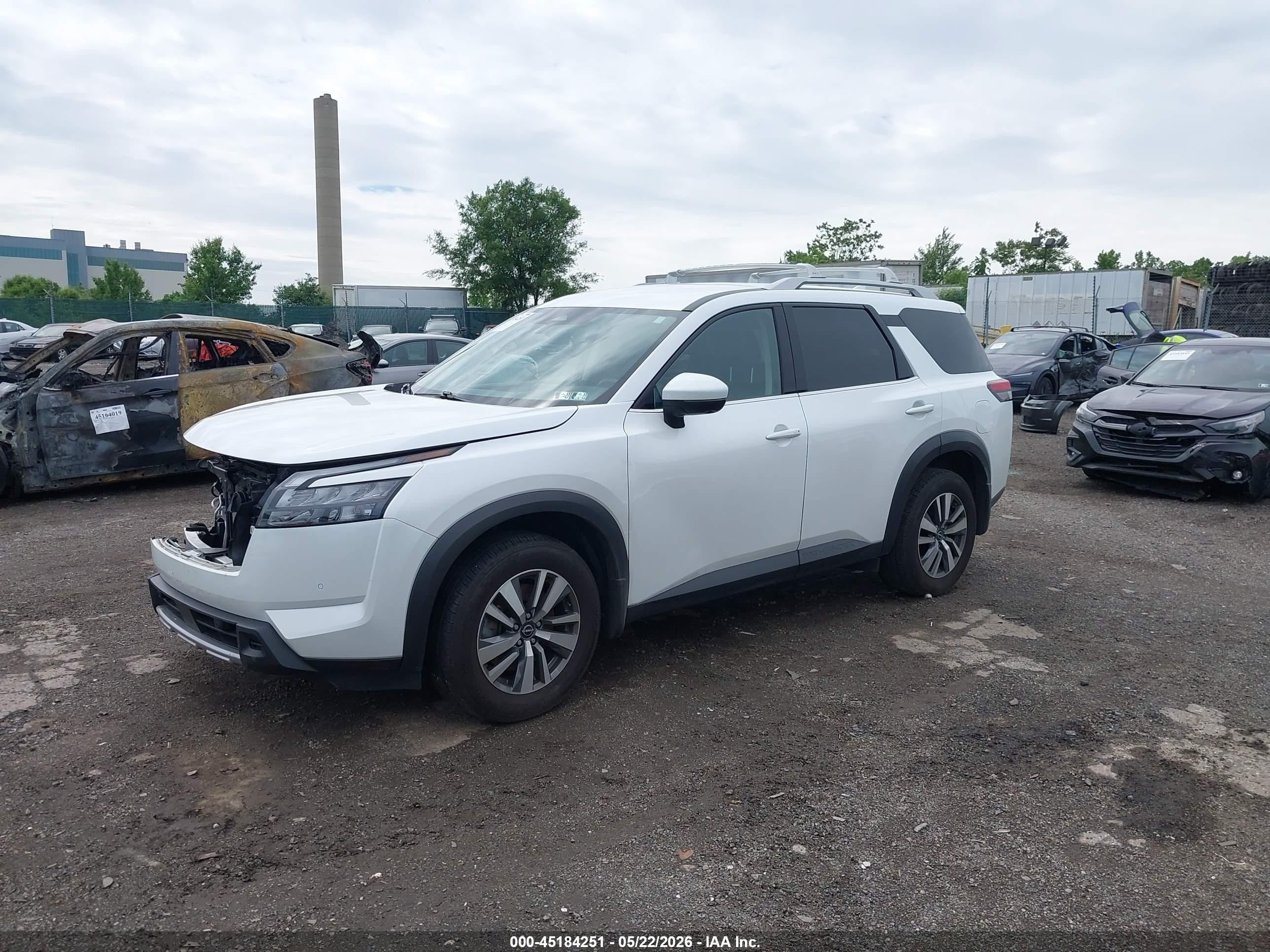 2025 Nissan Pathfinder Sl 4wd White vin: 5N1DR3CC5SC221525