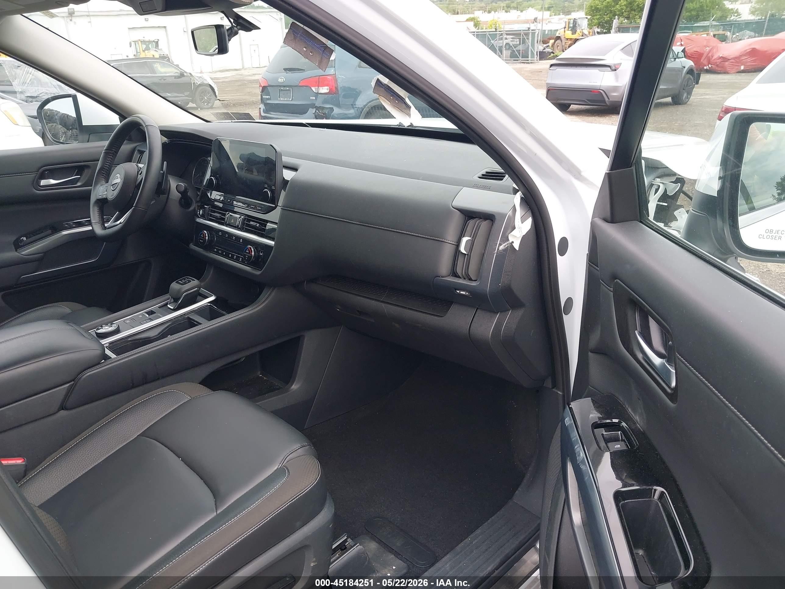 2025 Nissan Pathfinder Sl 4wd White vin: 5N1DR3CC5SC221525