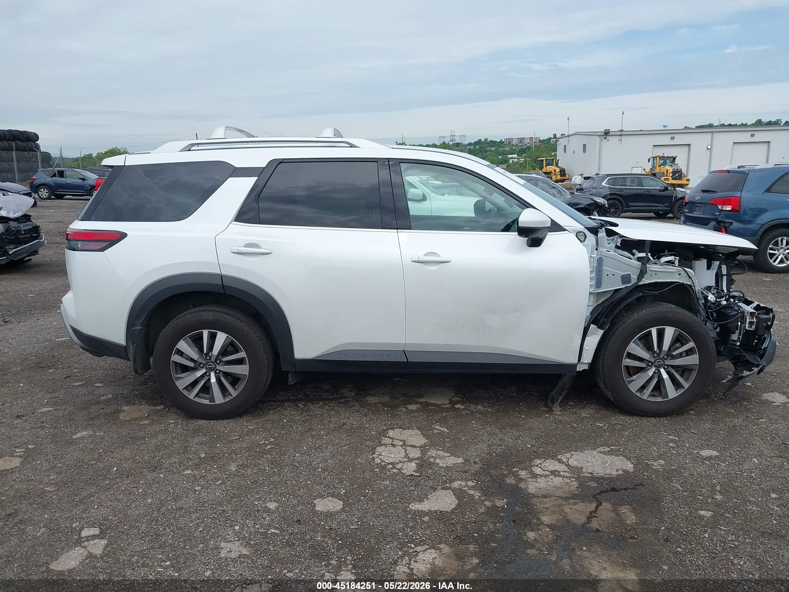 2025 Nissan Pathfinder Sl 4wd White vin: 5N1DR3CC5SC221525