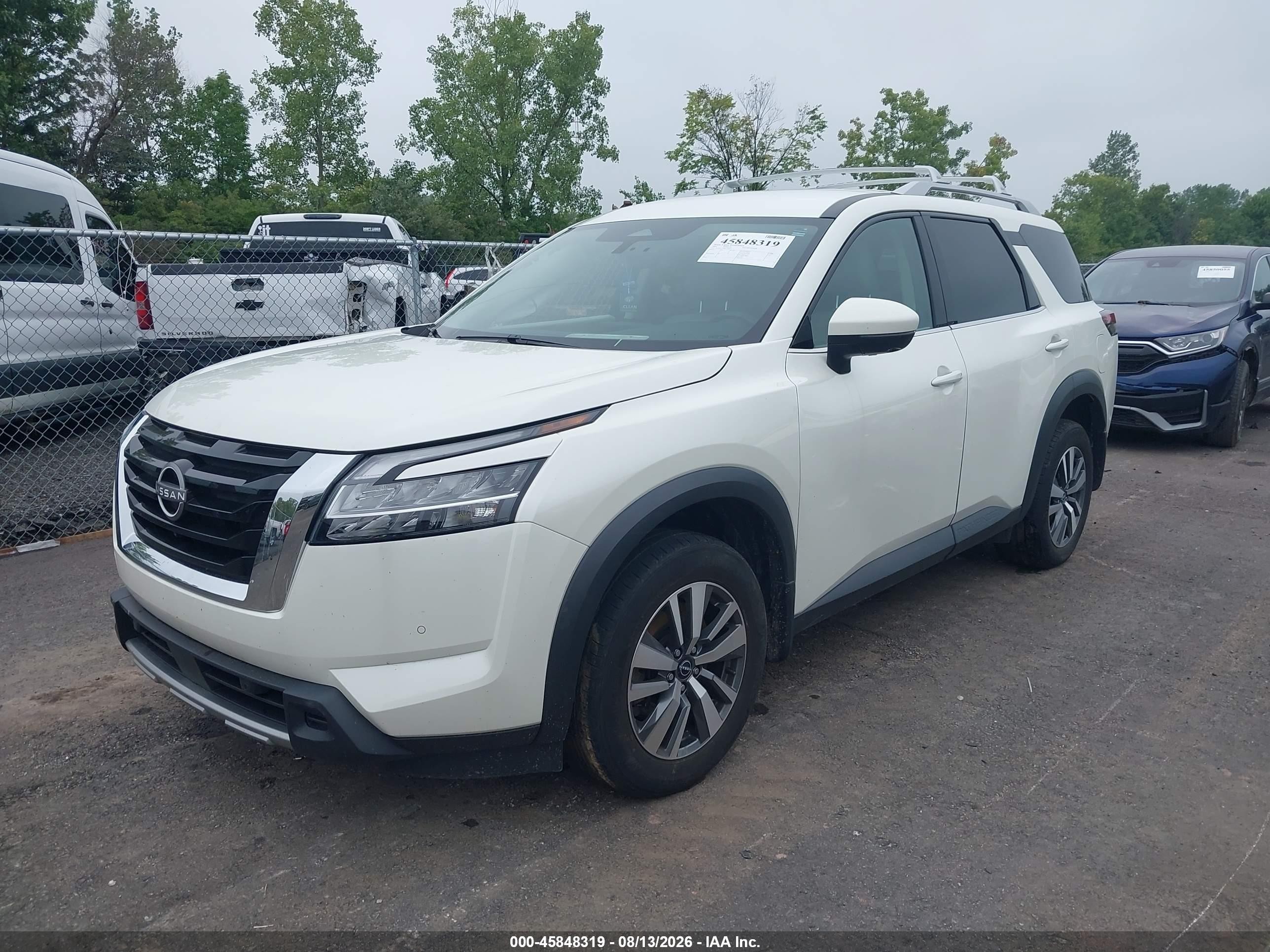 2024 Nissan Pathfinder Sl 4wd White vin: 5N1DR3CC8RC238474