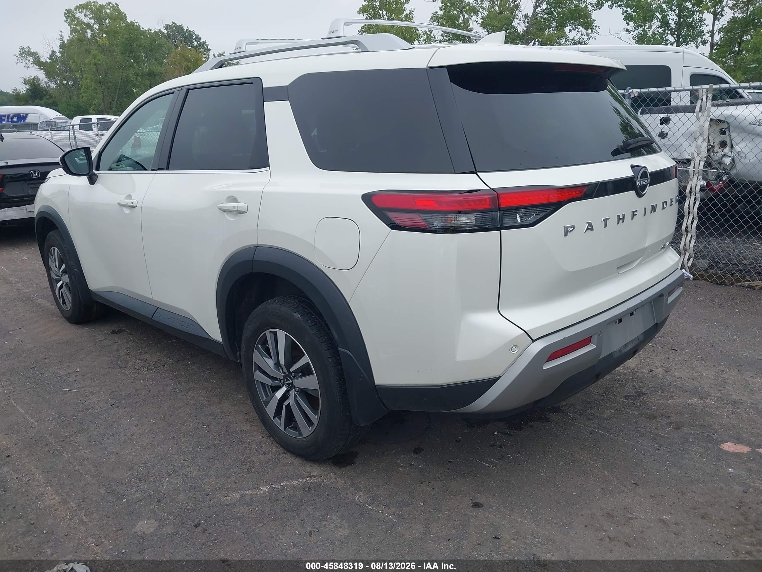 2024 Nissan Pathfinder Sl 4wd White vin: 5N1DR3CC8RC238474