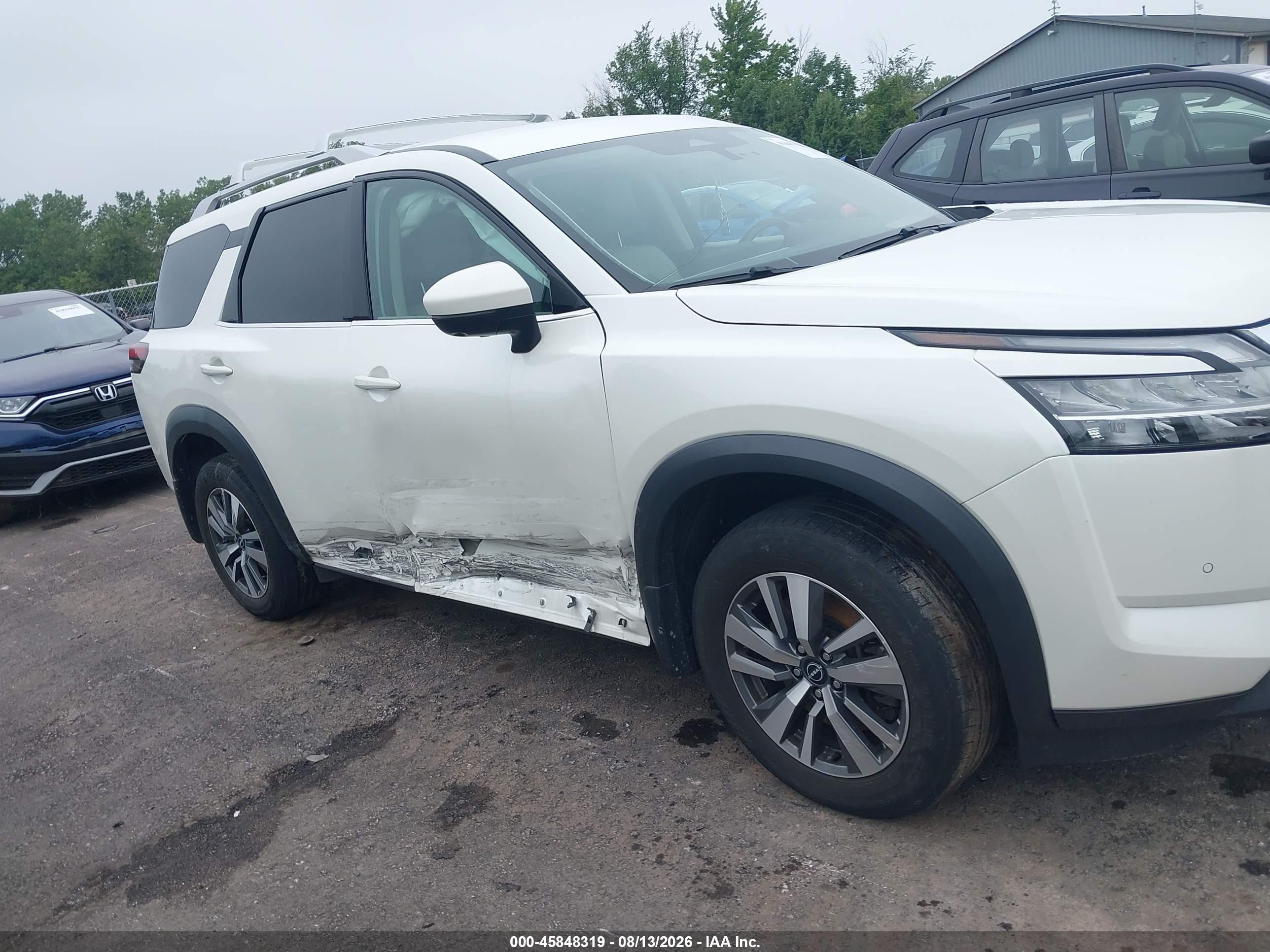 2024 Nissan Pathfinder Sl 4wd White vin: 5N1DR3CC8RC238474