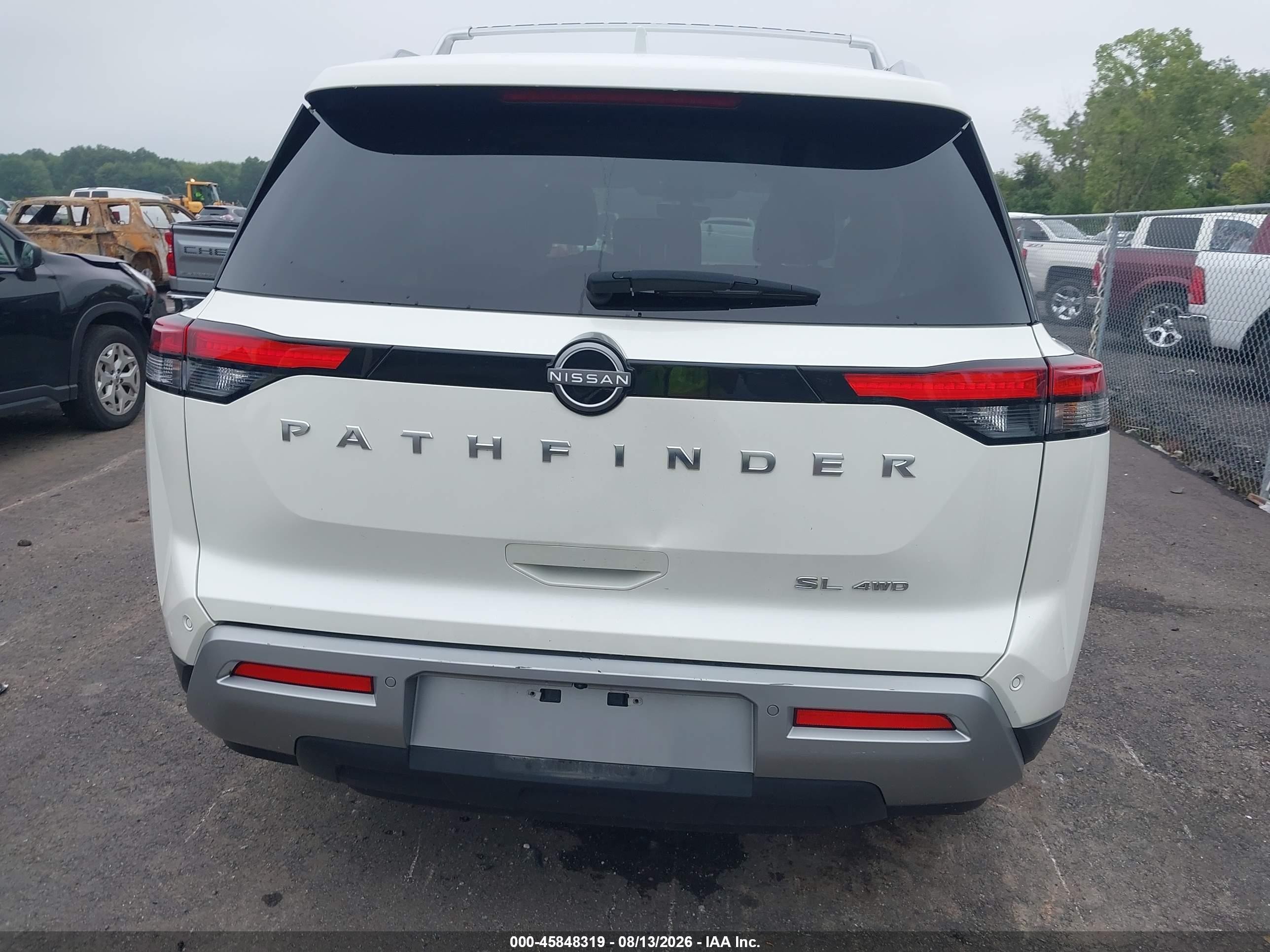 2024 Nissan Pathfinder Sl 4wd White vin: 5N1DR3CC8RC238474