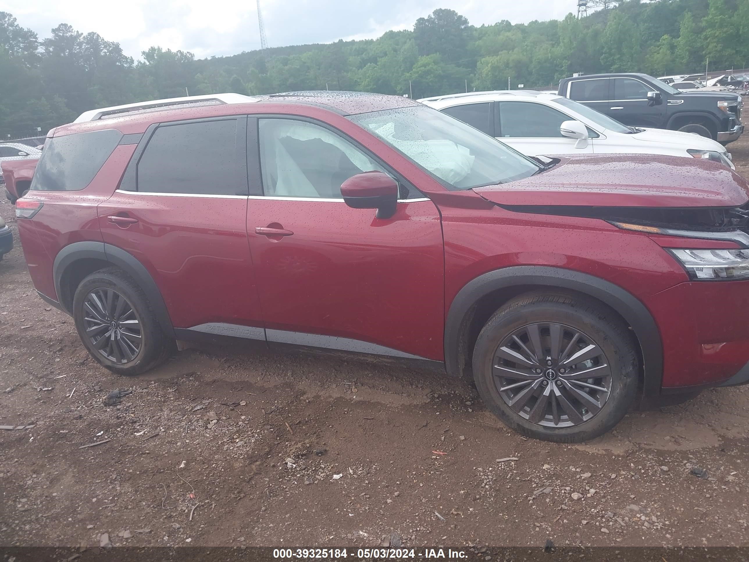 2023 Nissan Pathfinder Sl 4wd Темно-бордовый vin: 5N1DR3CD1PC202471