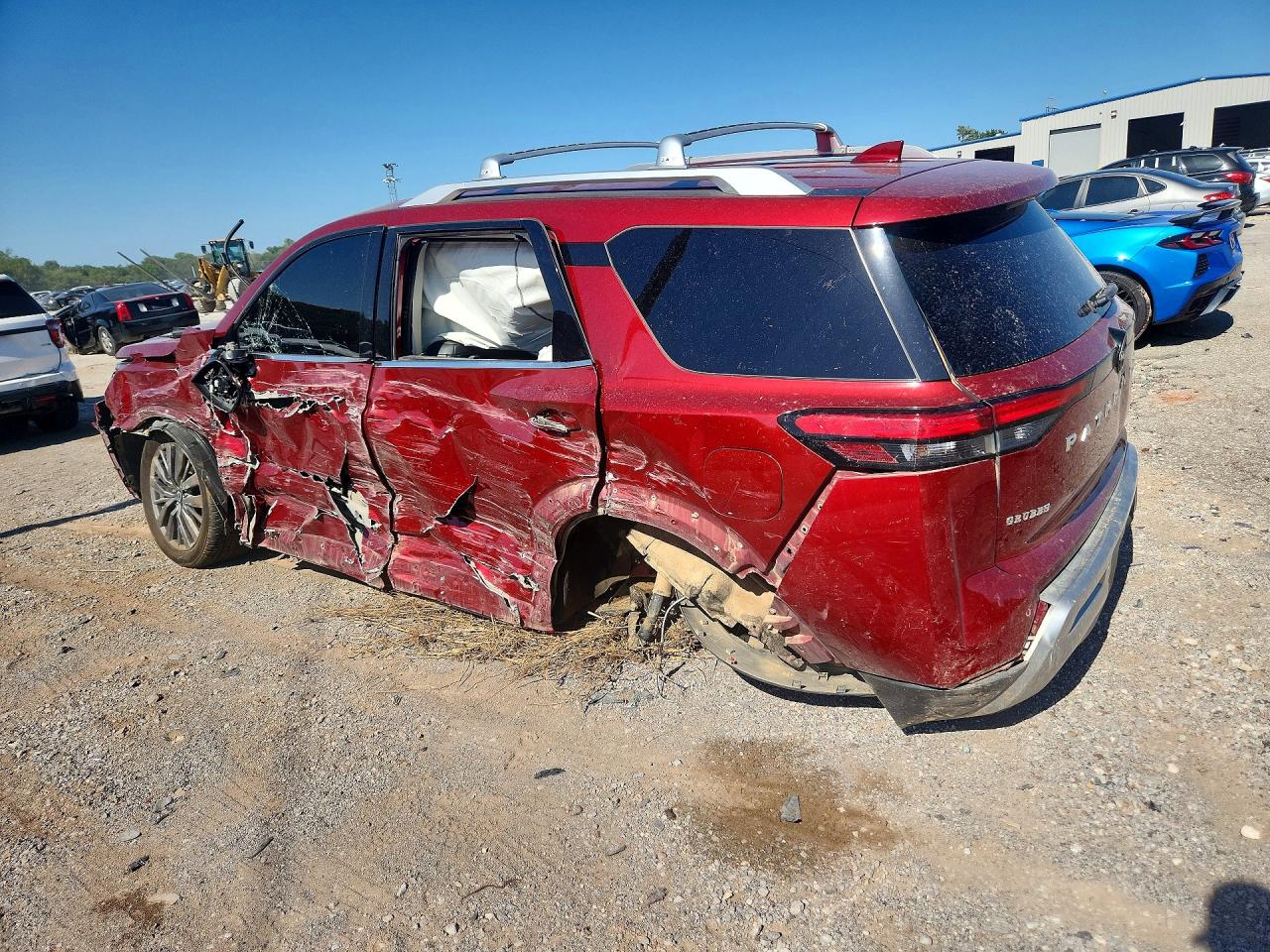 2022 Nissan Pathfinder Sl Red vin: 5N1DR3CD3NC261907