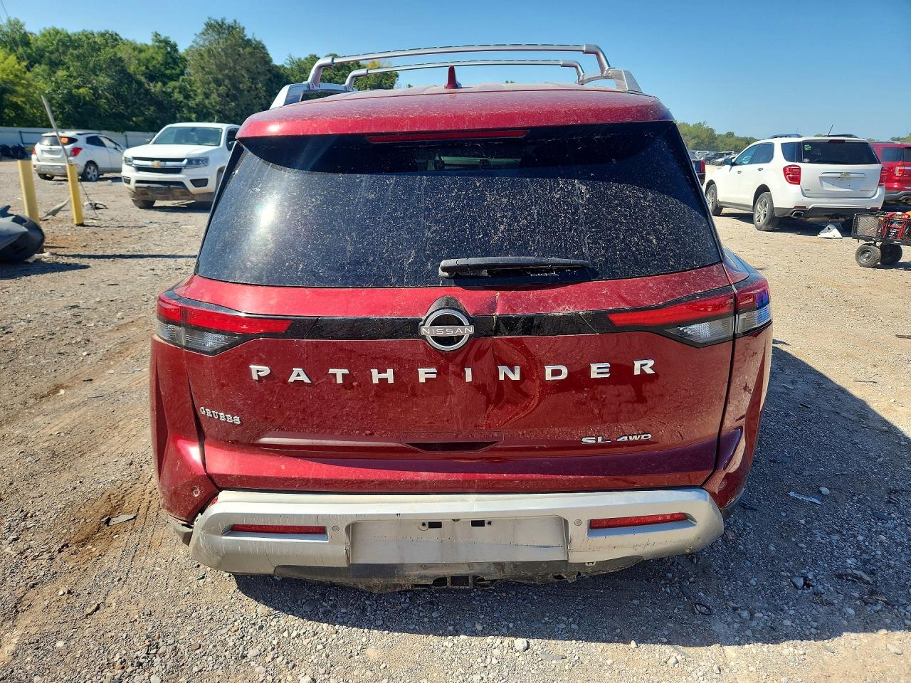 2022 Nissan Pathfinder Sl Red vin: 5N1DR3CD3NC261907