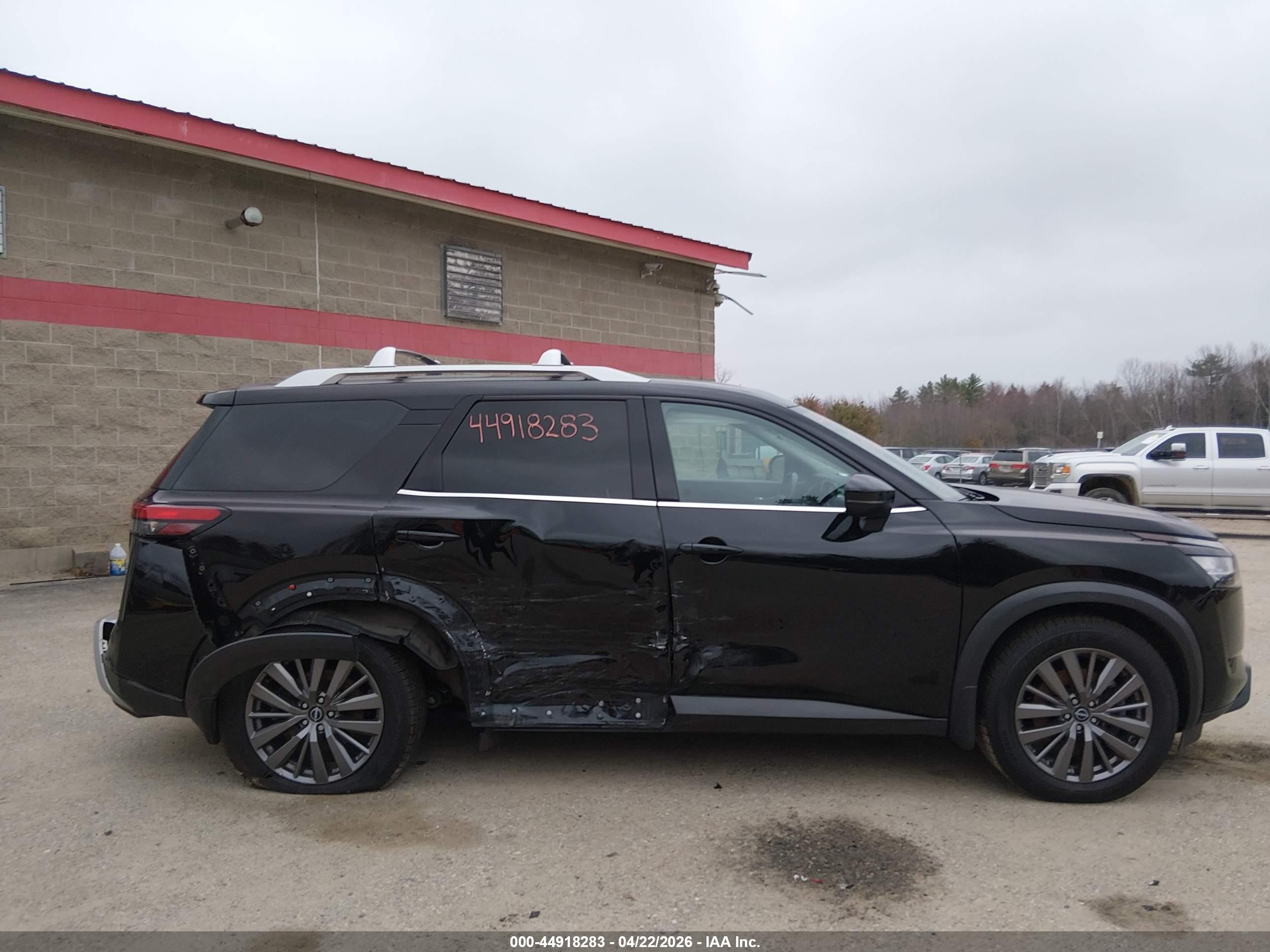 2023 Nissan Pathfinder Sl 4wd Black vin: 5N1DR3CDXPC238580