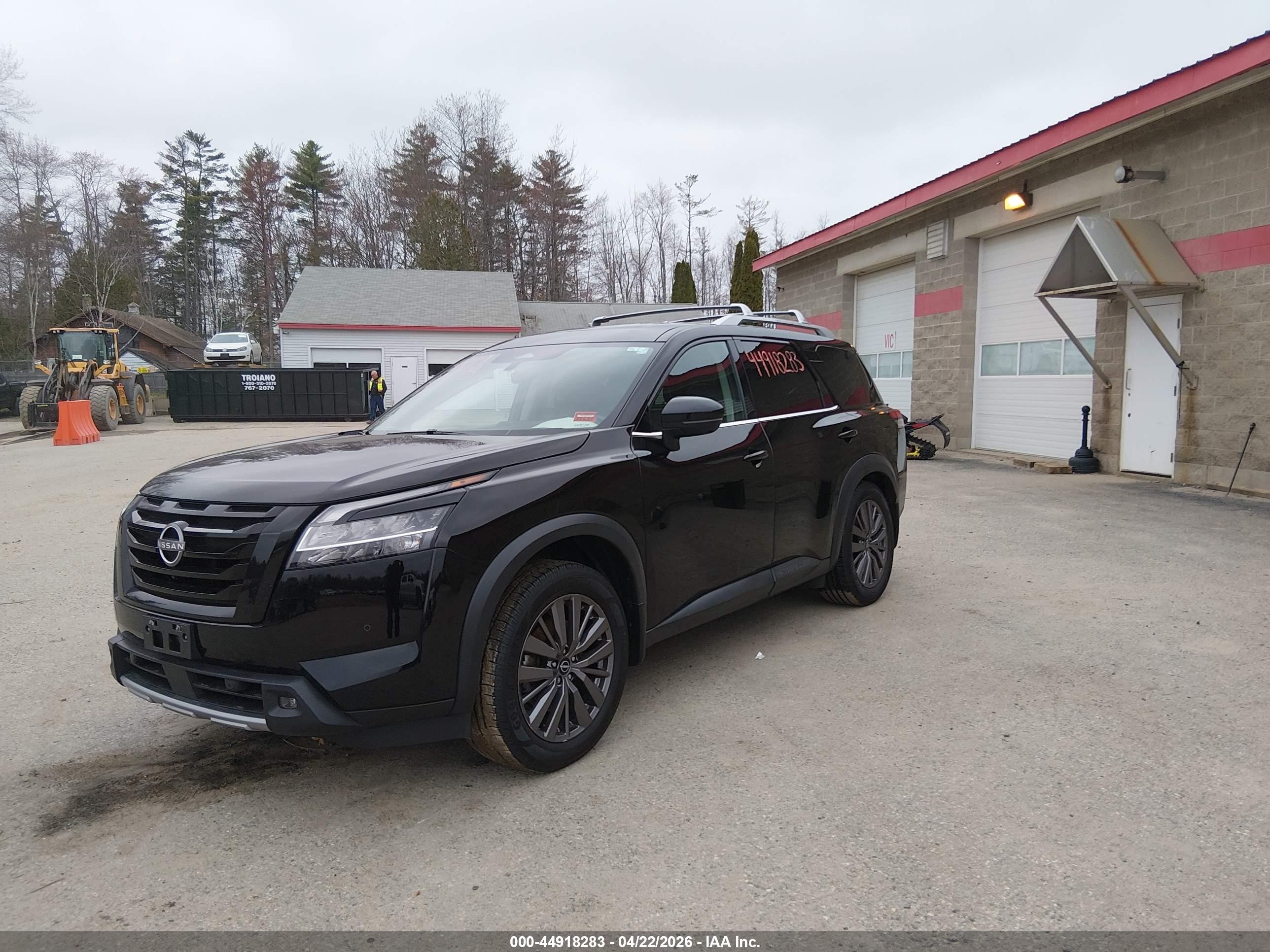 2023 Nissan Pathfinder Sl 4wd Black vin: 5N1DR3CDXPC238580