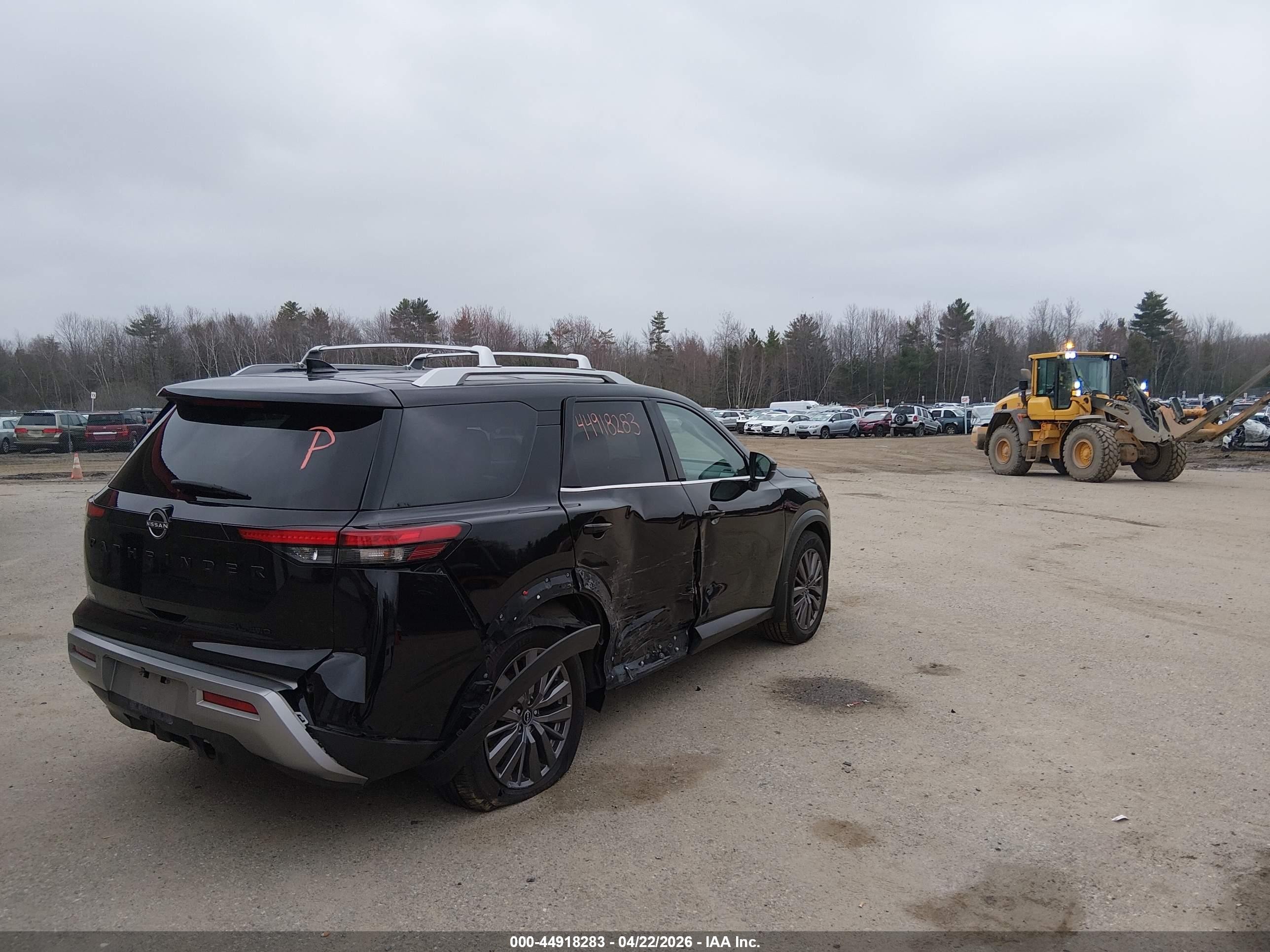 2023 Nissan Pathfinder Sl 4wd Black vin: 5N1DR3CDXPC238580