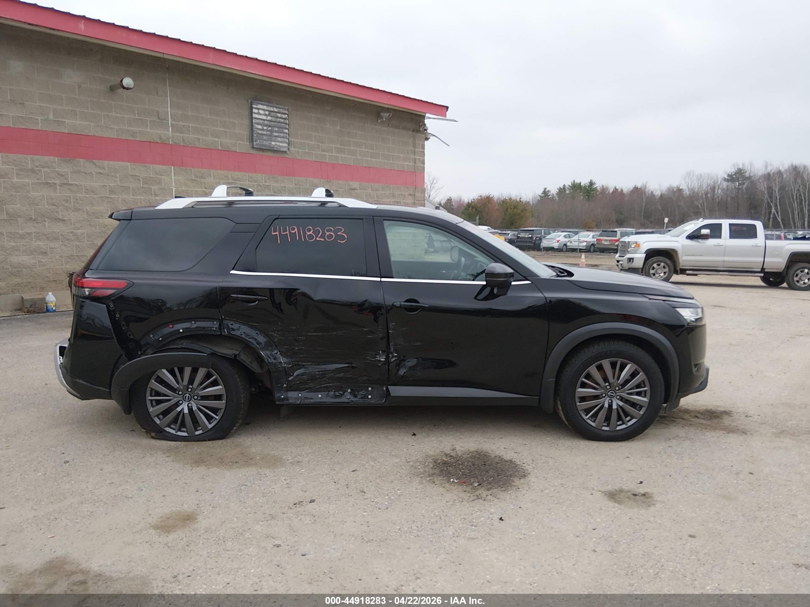 2023 Nissan Pathfinder Sl 4wd Black vin: 5N1DR3CDXPC238580