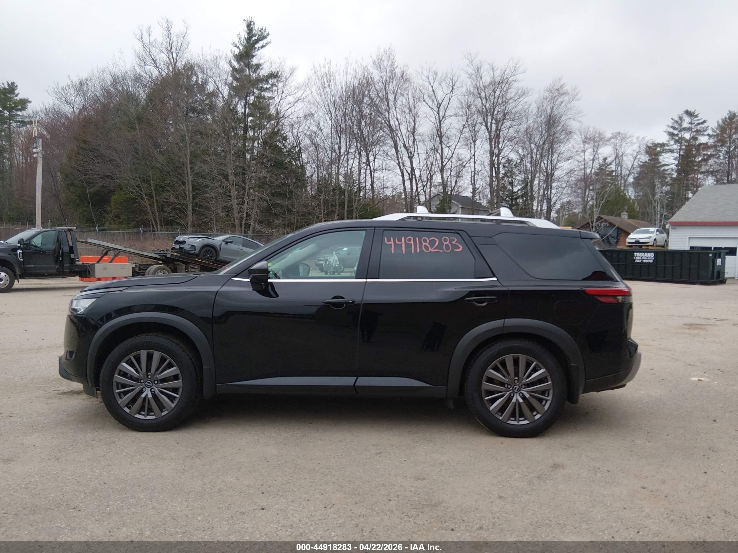 2023 Nissan Pathfinder Sl 4wd Black vin: 5N1DR3CDXPC238580