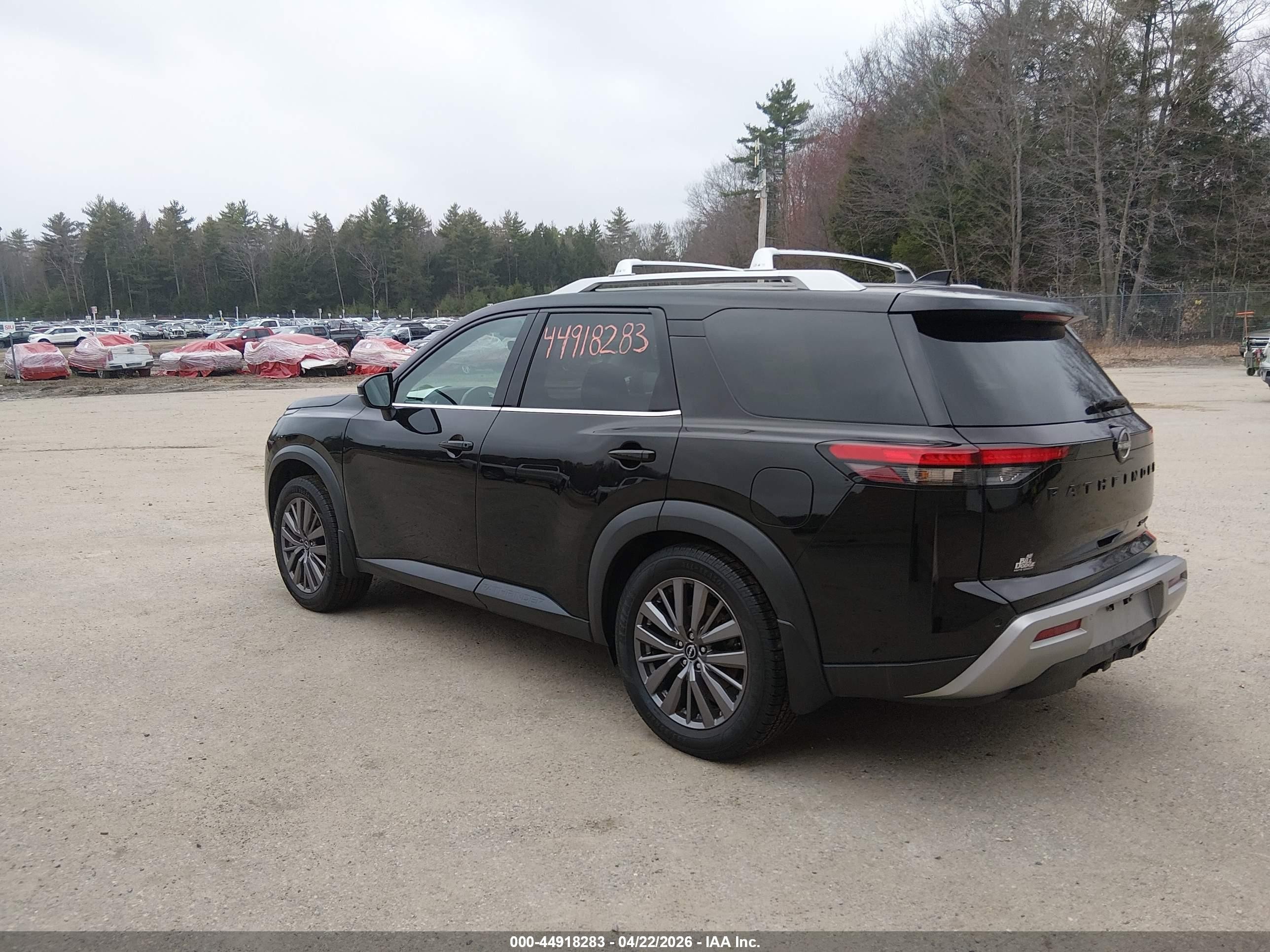 2023 Nissan Pathfinder Sl 4wd Black vin: 5N1DR3CDXPC238580