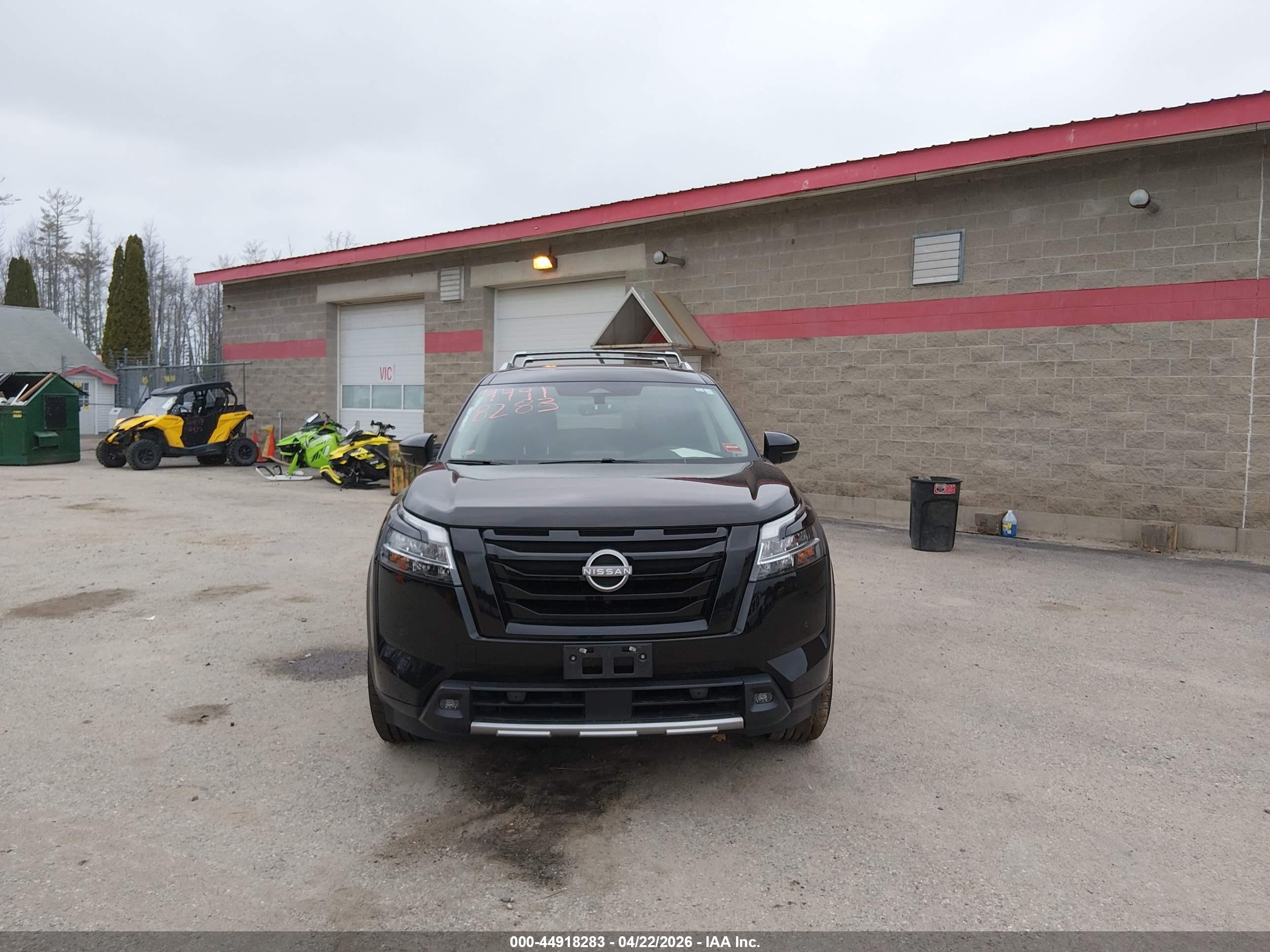 2023 Nissan Pathfinder Sl 4wd Black vin: 5N1DR3CDXPC238580