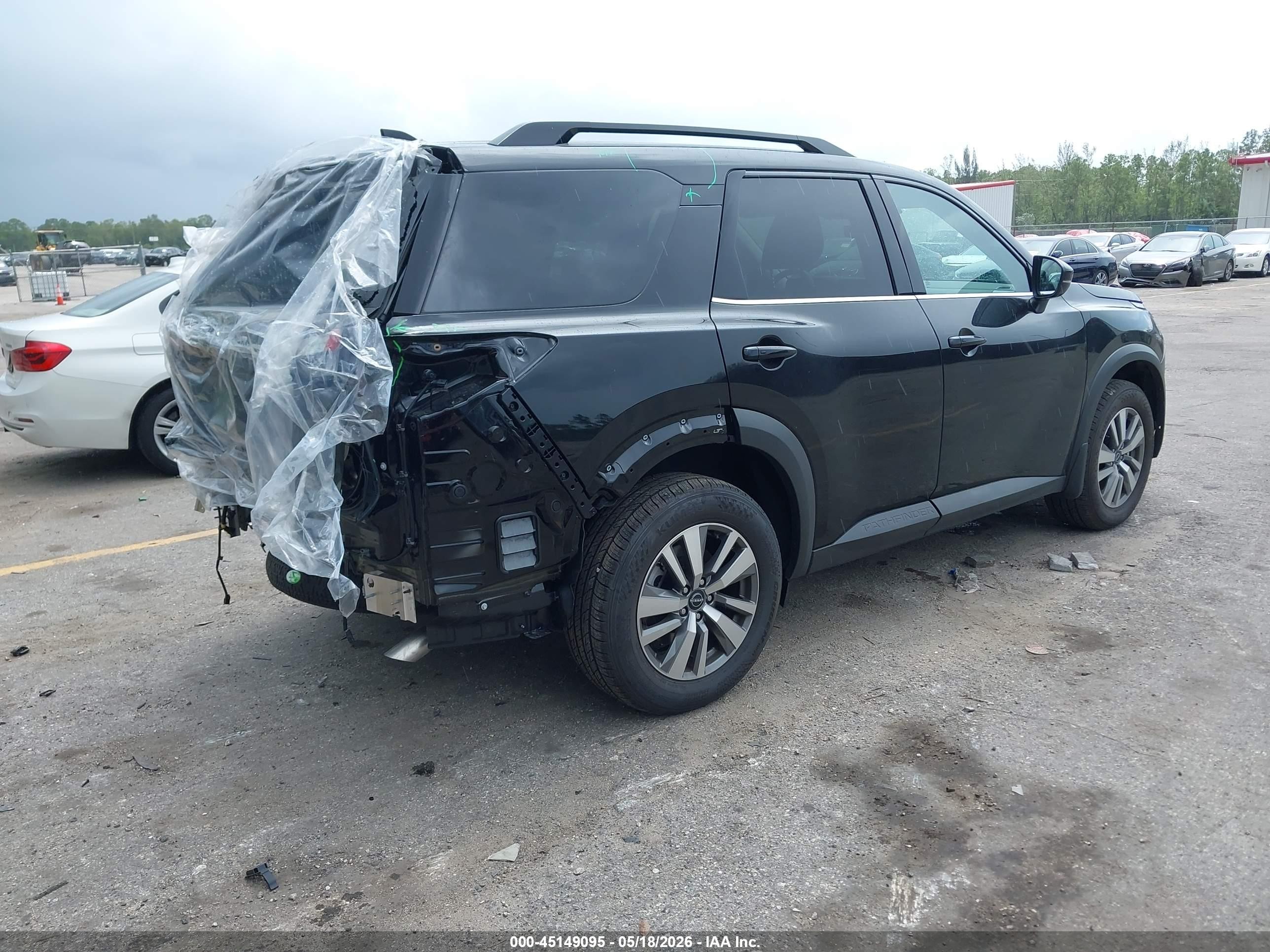 2026 Nissan Pathfinder Sl Black vin: 5N1DR3CSXTC233632