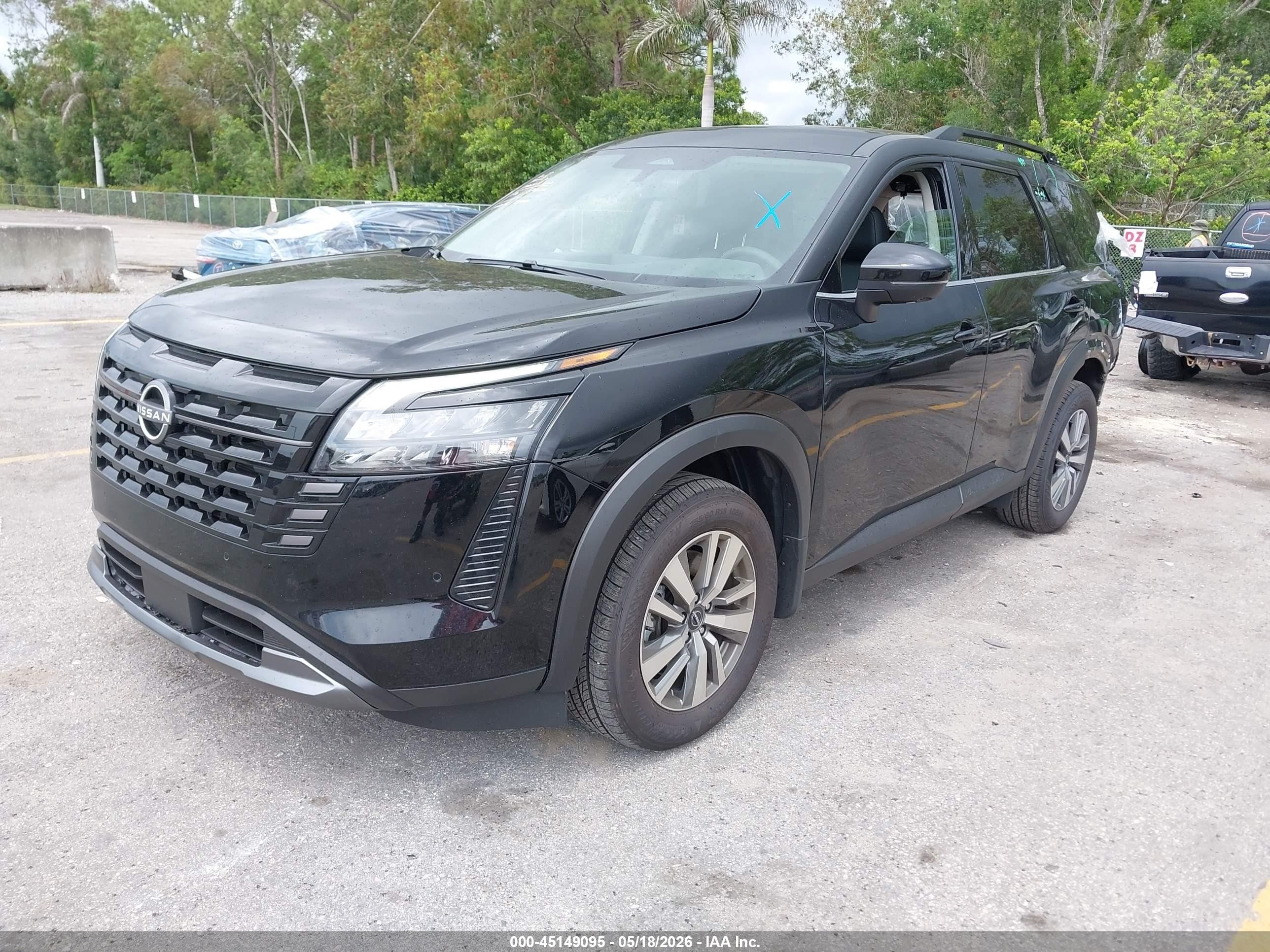 2026 Nissan Pathfinder Sl Black vin: 5N1DR3CSXTC233632