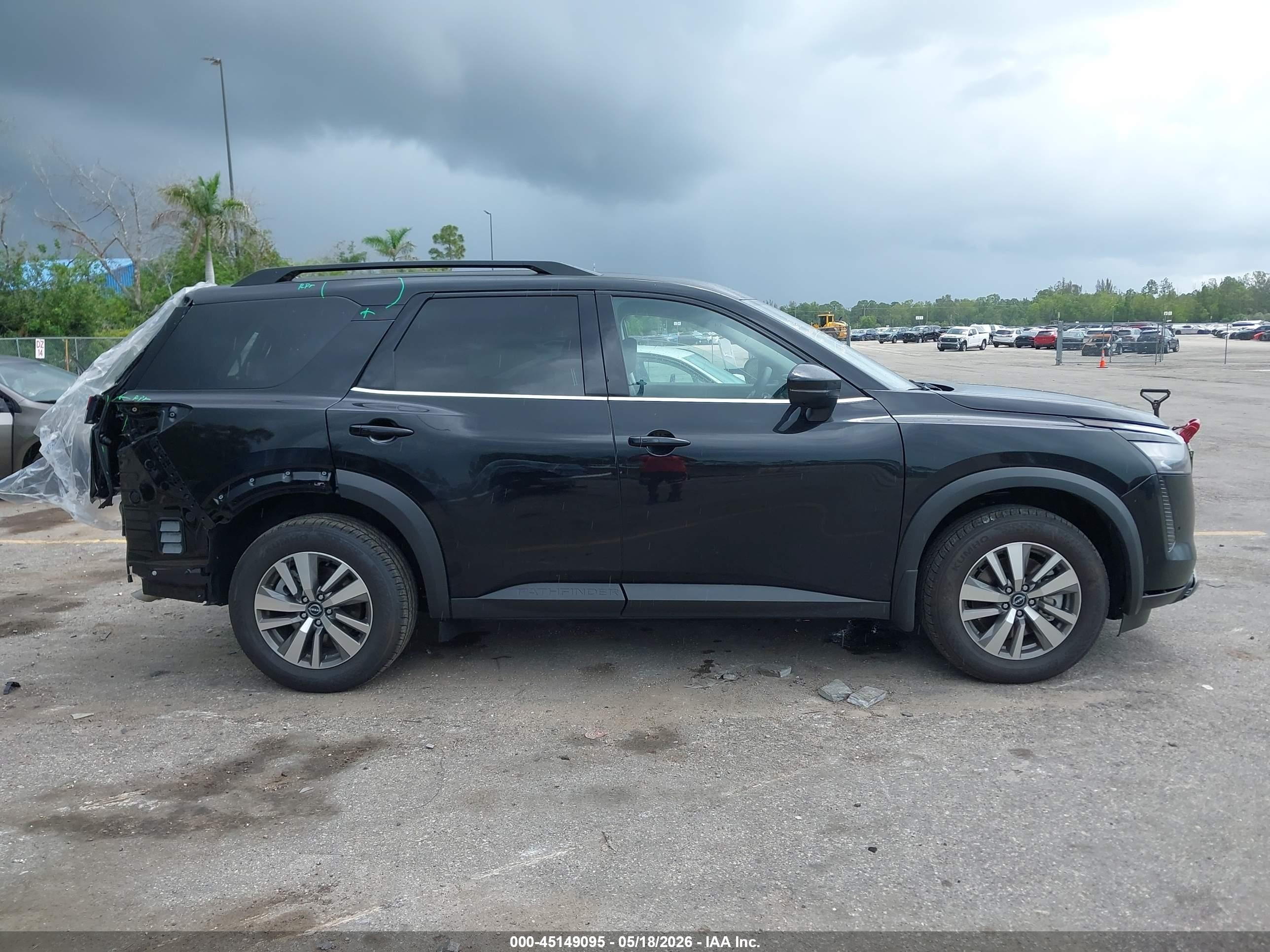 2026 Nissan Pathfinder Sl Black vin: 5N1DR3CSXTC233632