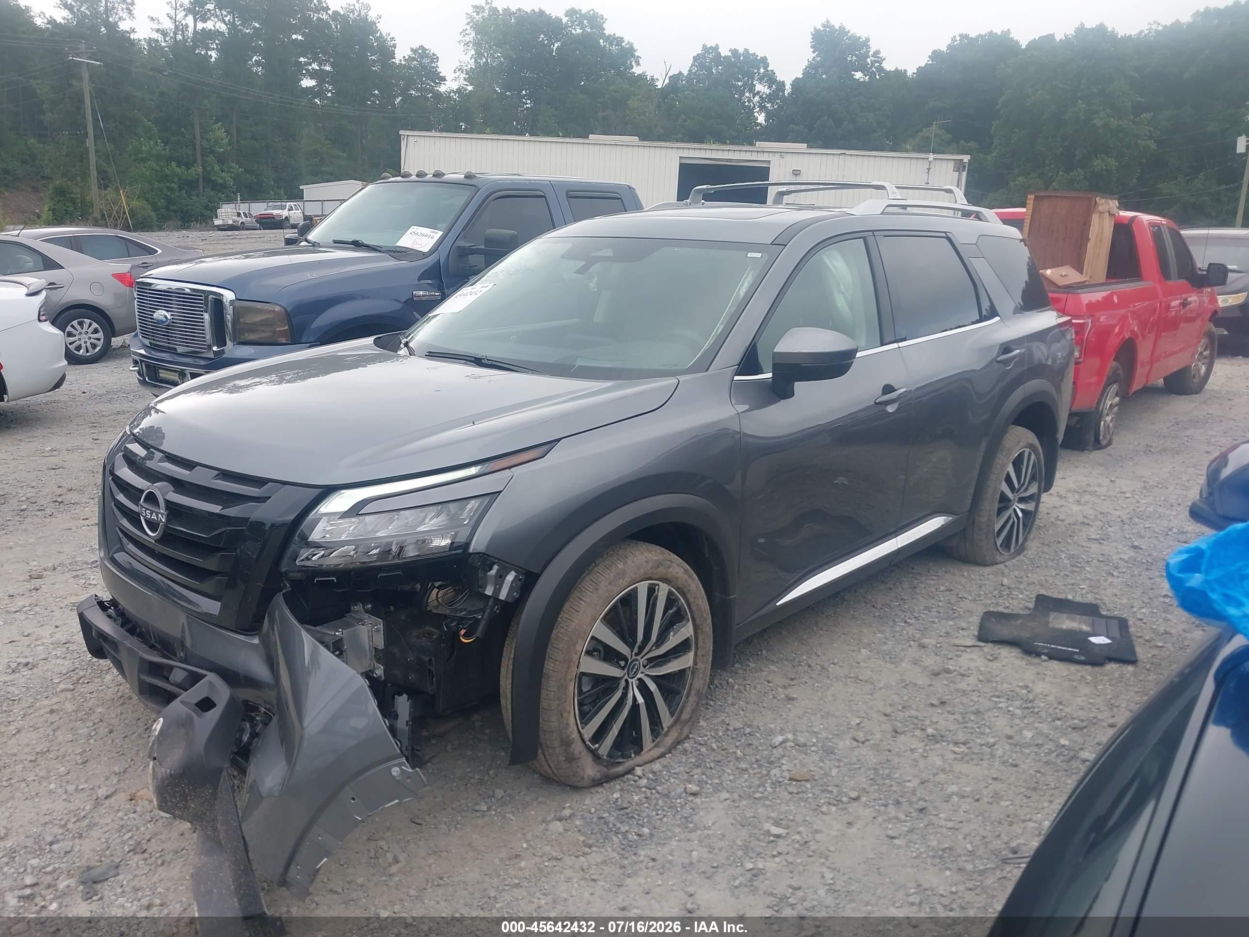 2025 Nissan Pathfinder Platinum 4wd Black vin: 5N1DR3DJ7SC308162