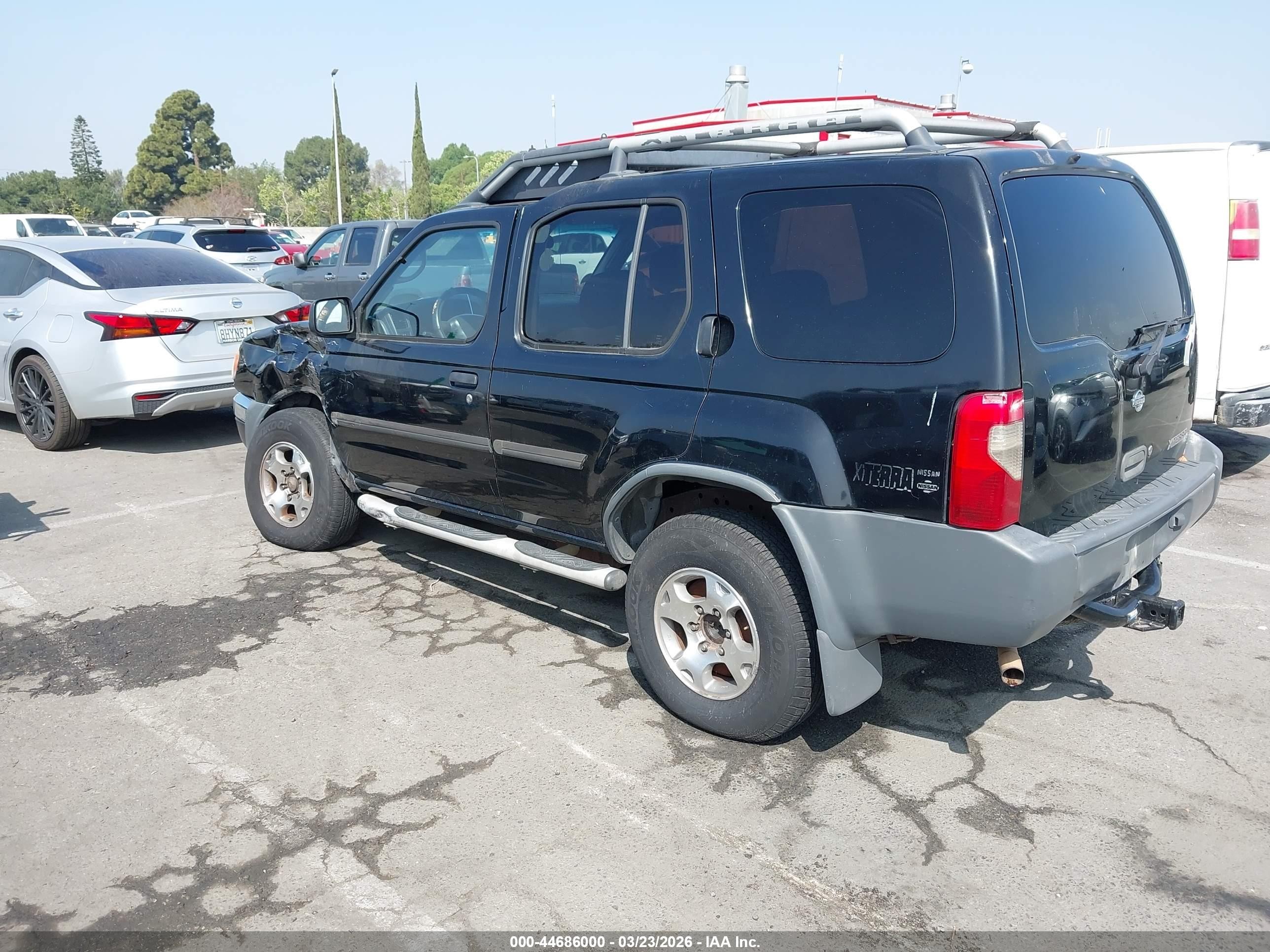 2001 Nissan Xterra Xe-v6 Черный vin: 5N1ED28T01C566840