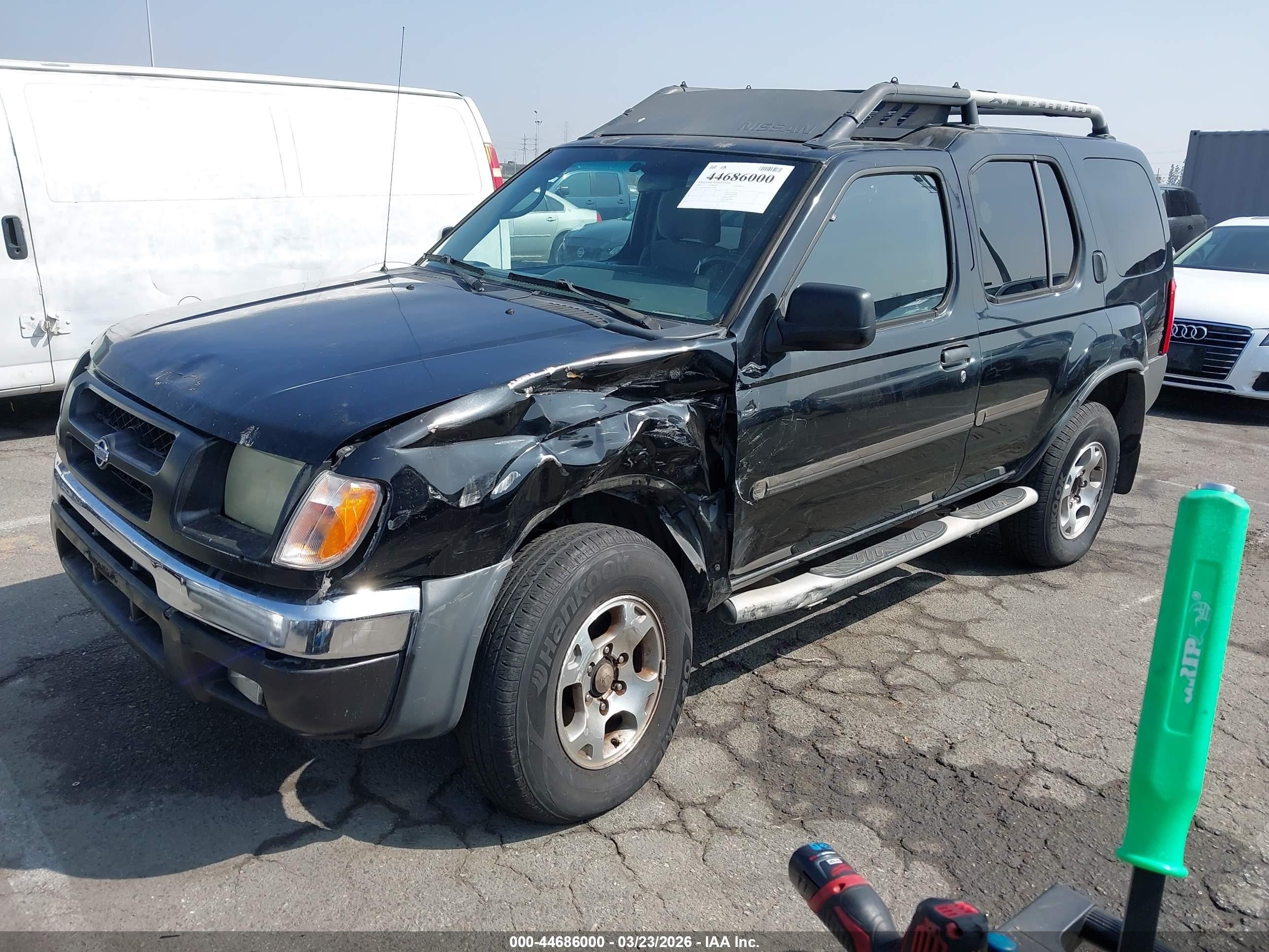 2001 Nissan Xterra Xe-v6 Черный vin: 5N1ED28T01C566840