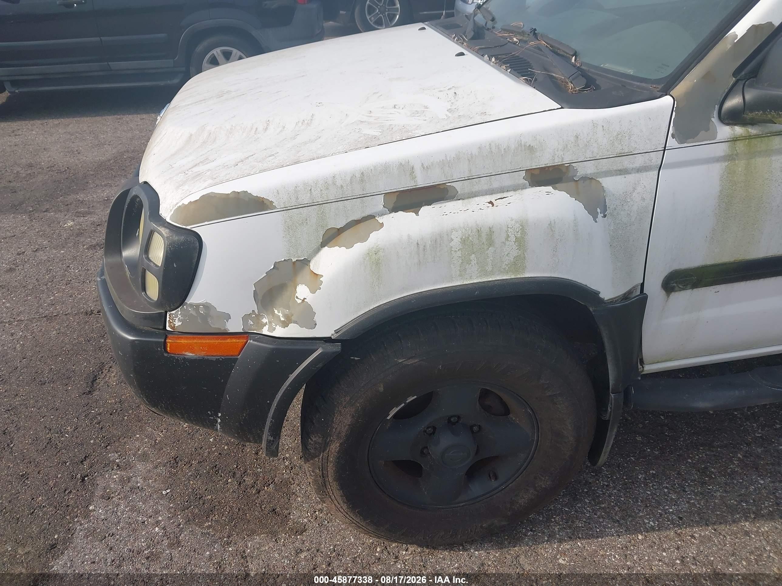 2002 Nissan Xterra Xe White vin: 5N1ED28T02C606237