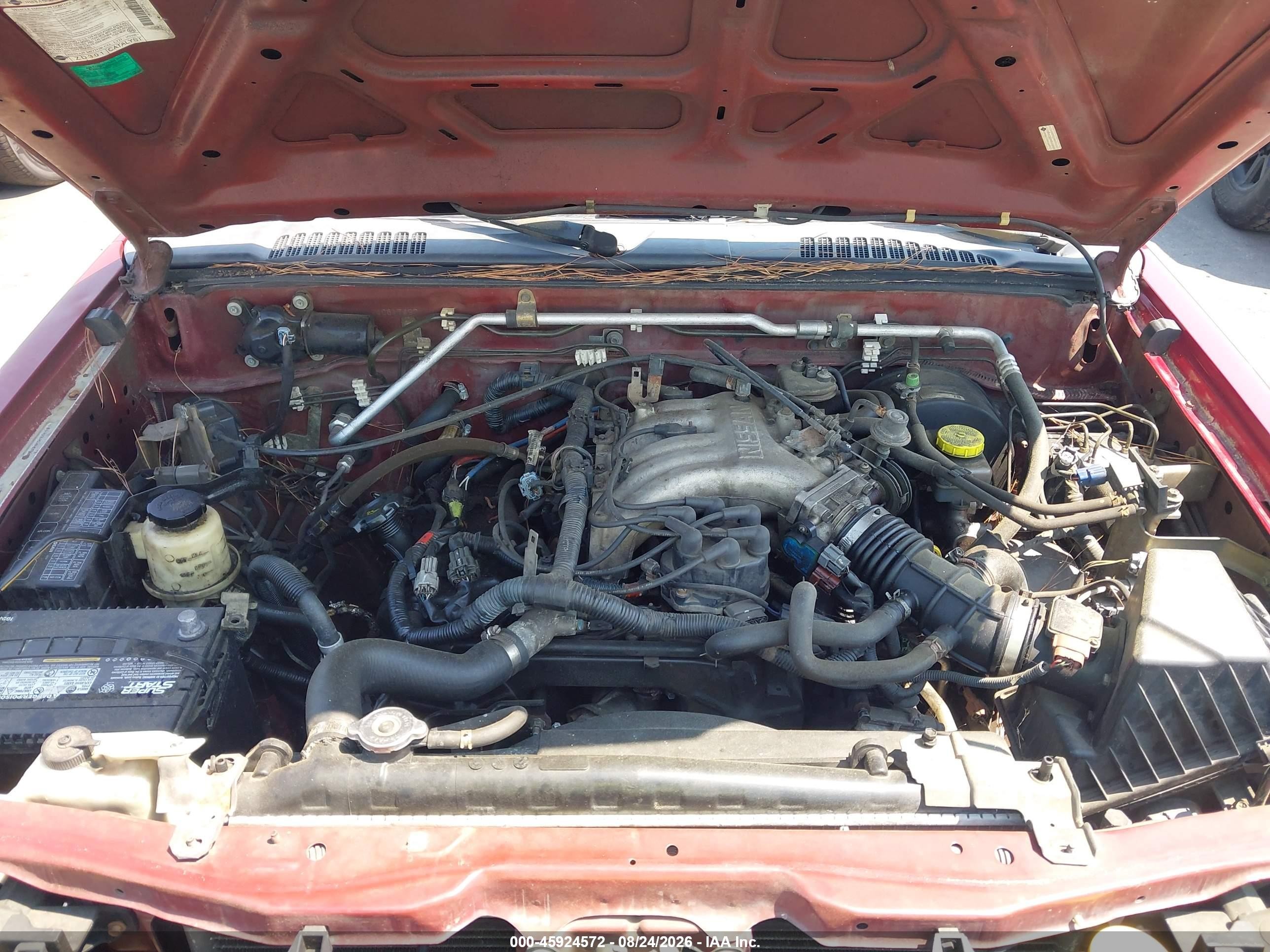 2004 Nissan Xterra Xe Red vin: 5N1ED28T04C617497