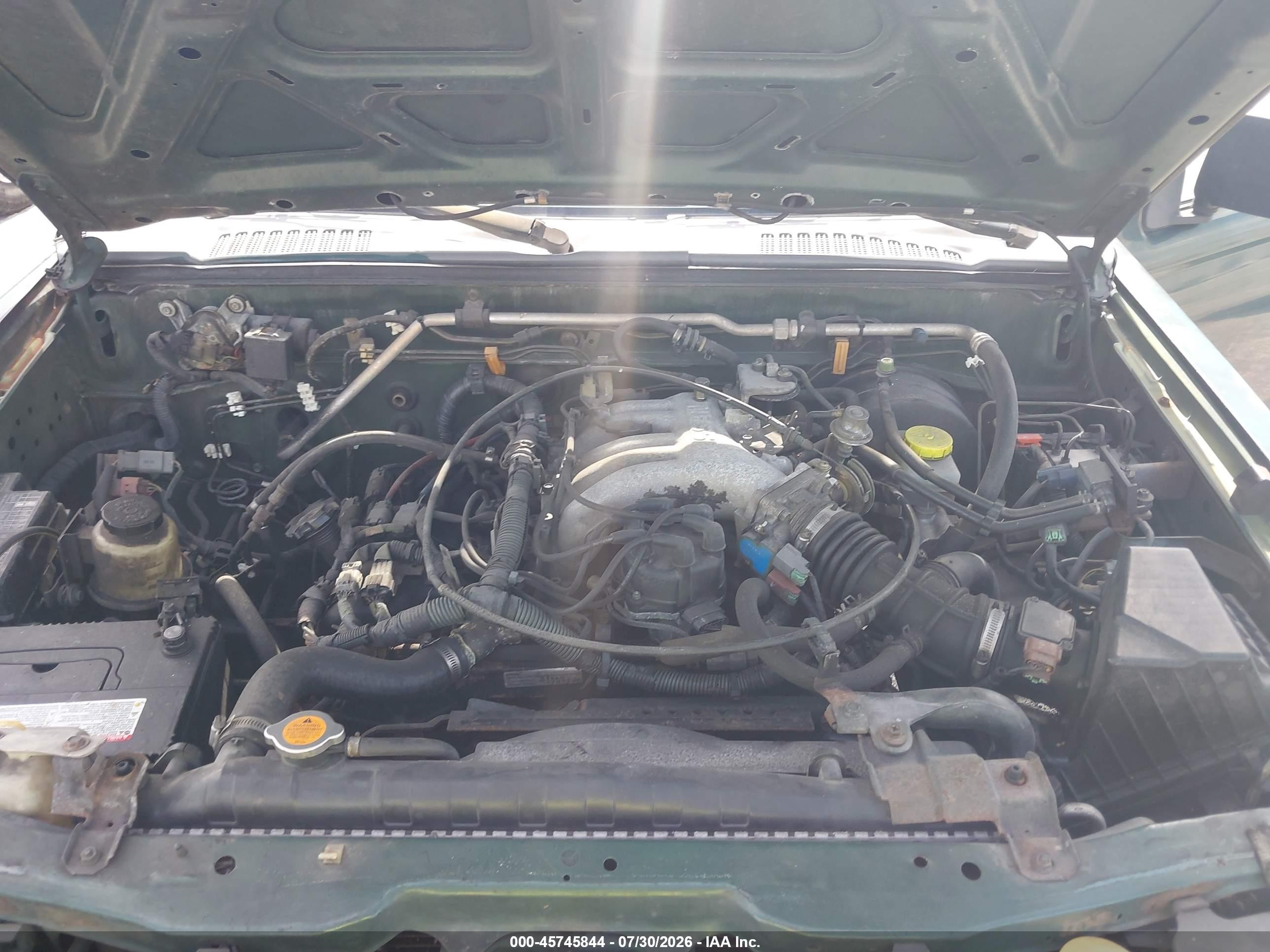 2000 Nissan Xterra Se/xe Green vin: 5N1ED28T0YC510259