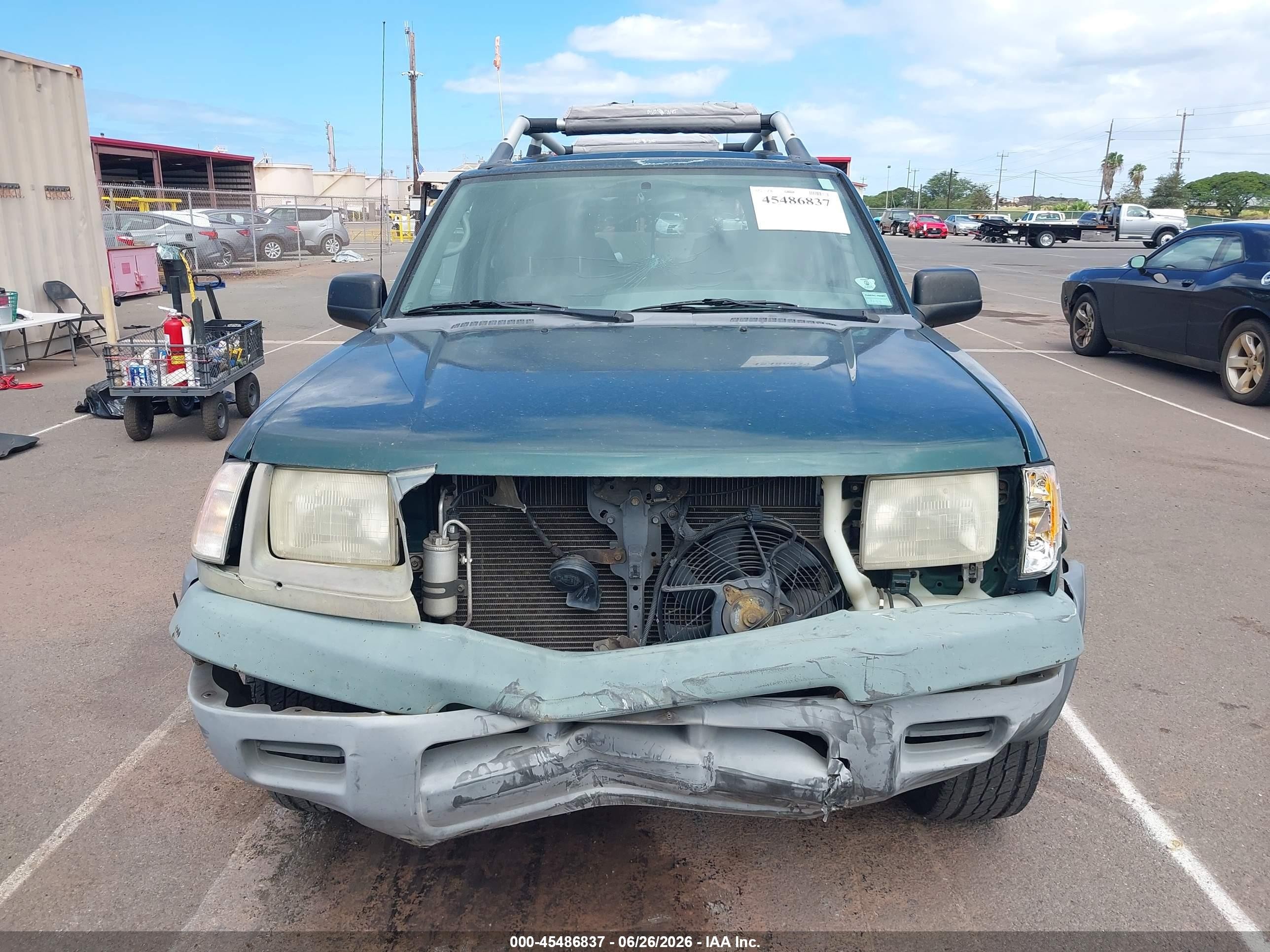 2001 Nissan Xterra Xe-v6 Green vin: 5N1ED28T11C500748