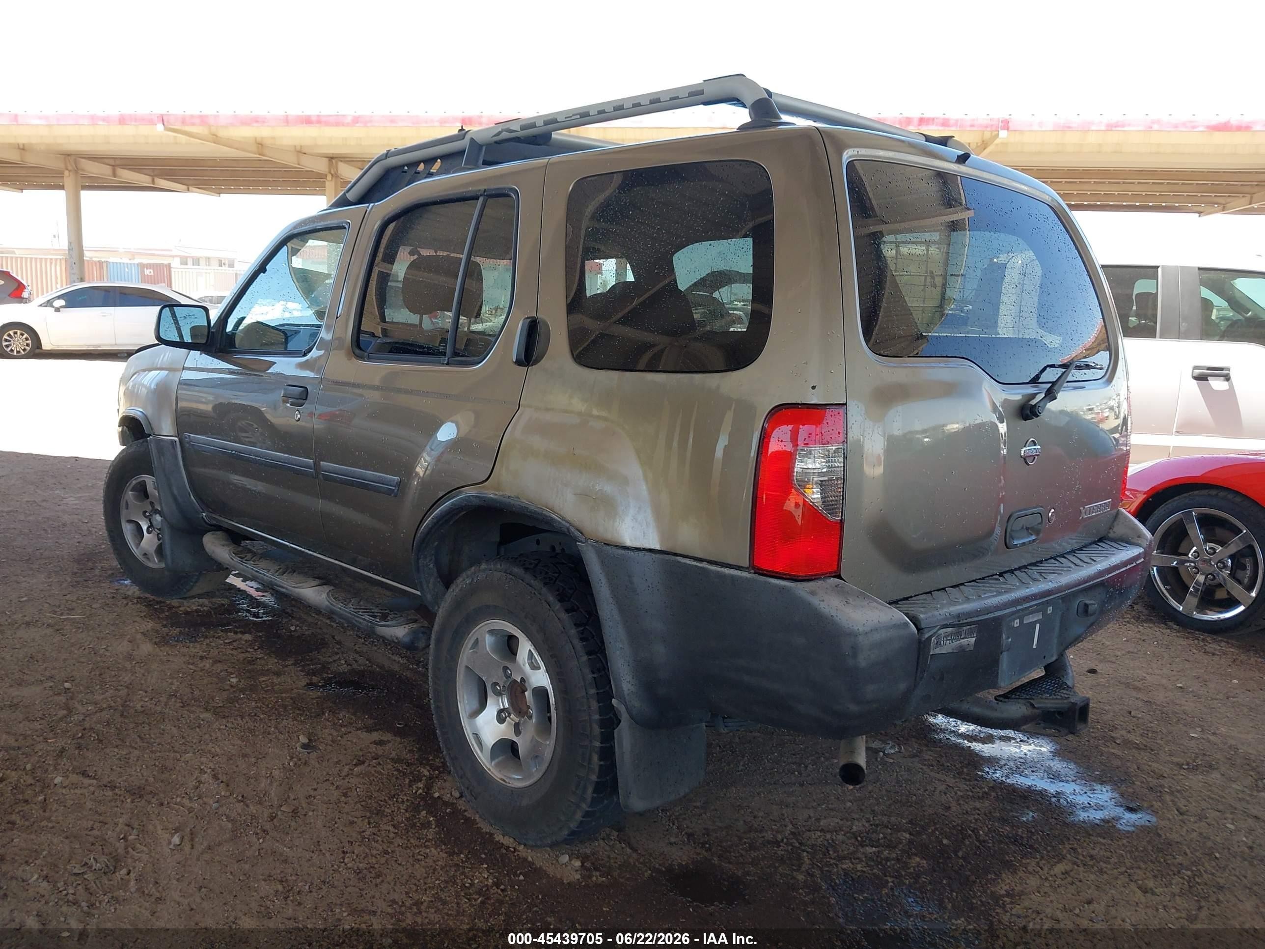 2001 Nissan Xterra Xe-v6 Green vin: 5N1ED28T11C517131