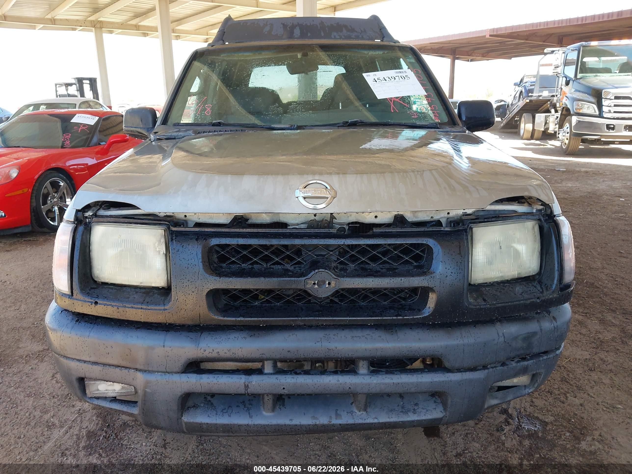 2001 Nissan Xterra Xe-v6 Green vin: 5N1ED28T11C517131