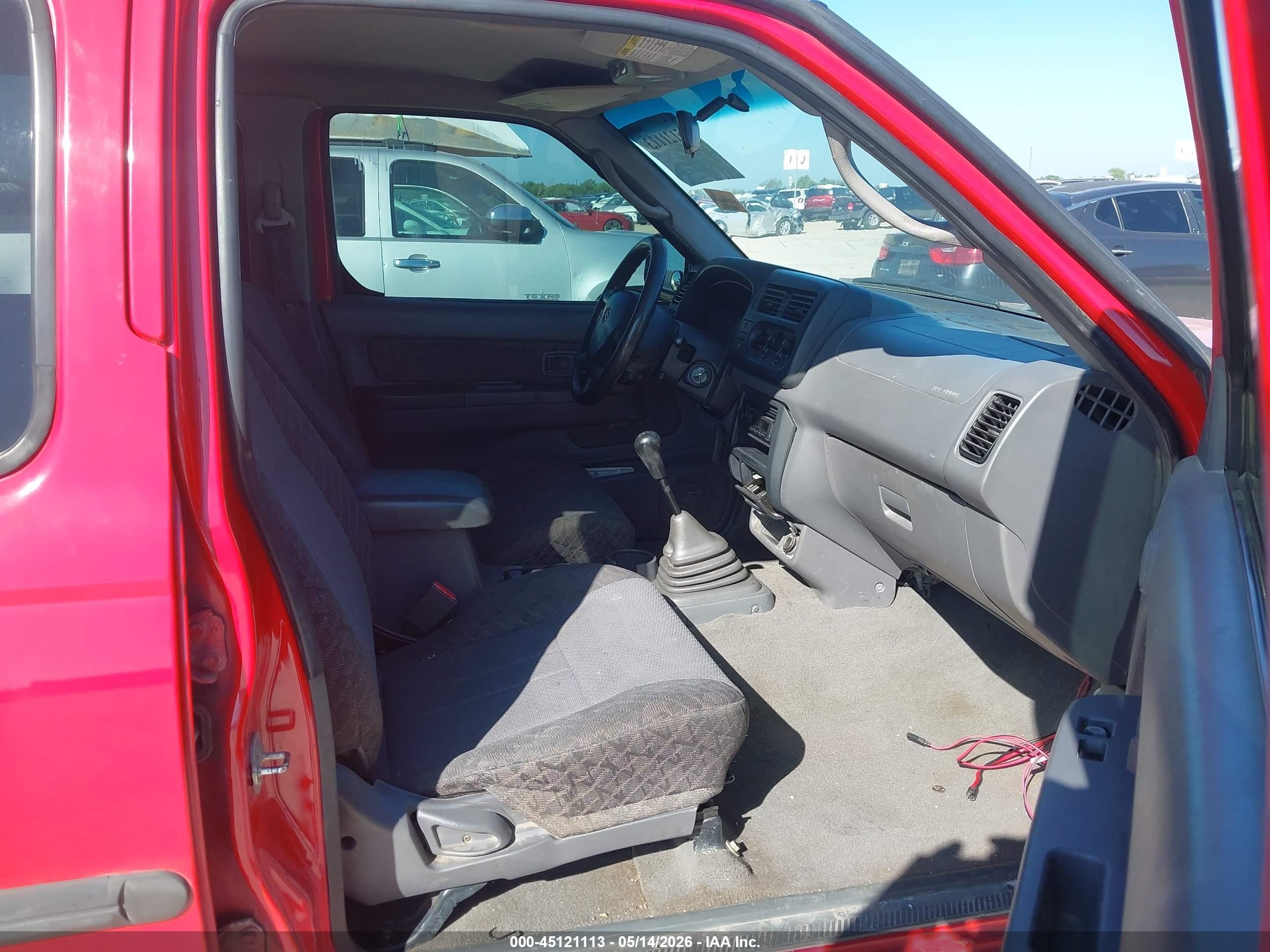 2001 Nissan Xterra Xe-v6 Red vin: 5N1ED28T11C537668