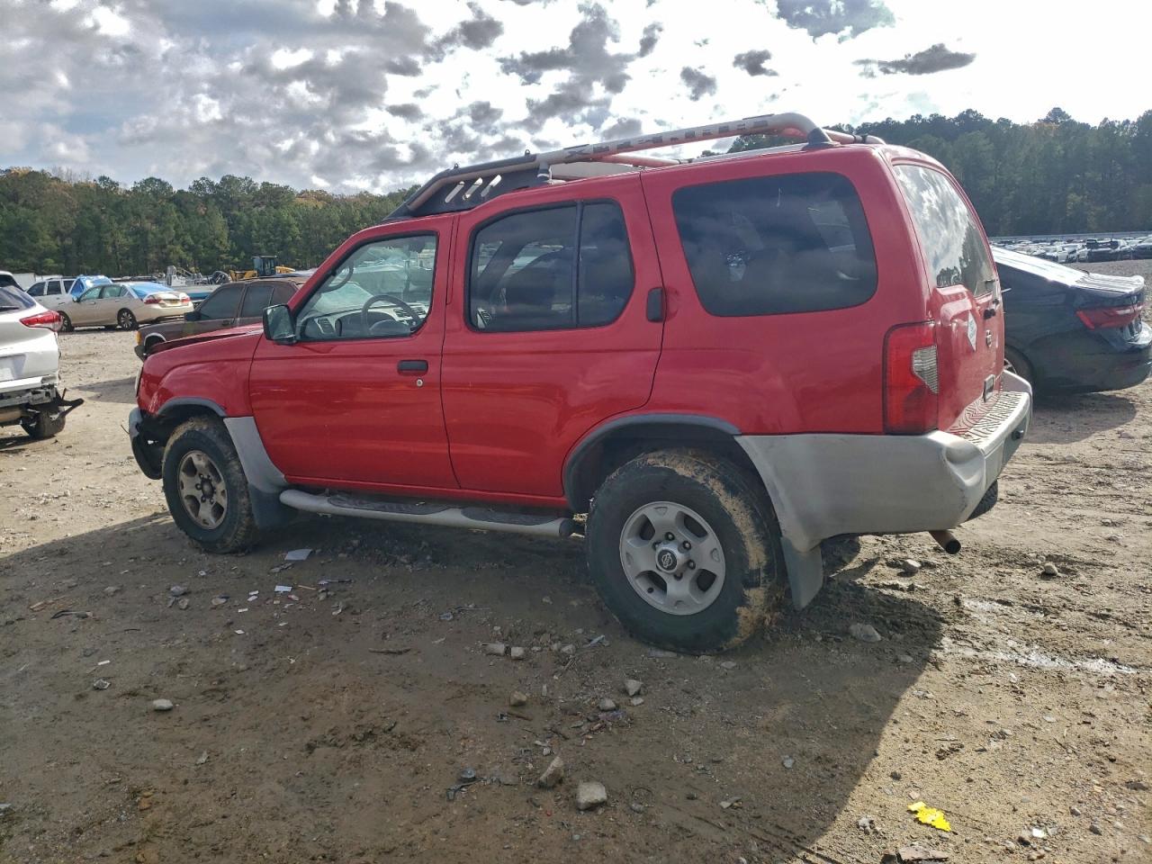 2000 Nissan Xterra Xe Red vin: 5N1ED28T1YC600634