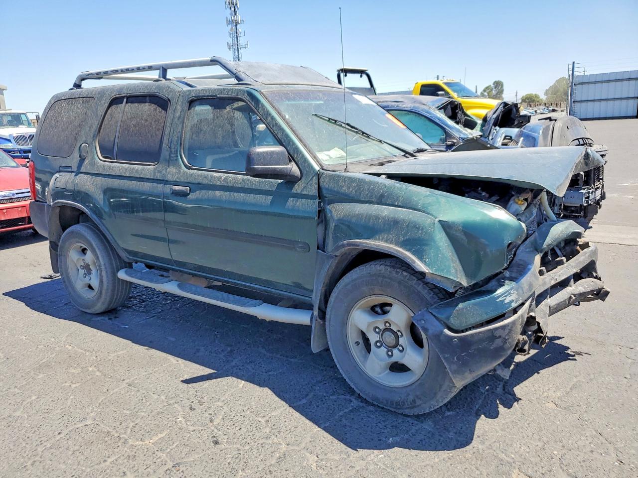 2001 Nissan Xterra Xe-v6 Green vin: 5N1ED28T21C572624